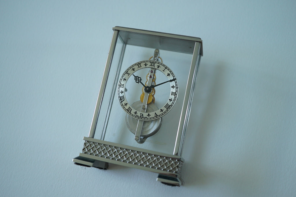Jaeger-LeCoultre Golden Bridge Skeleton Table Clock