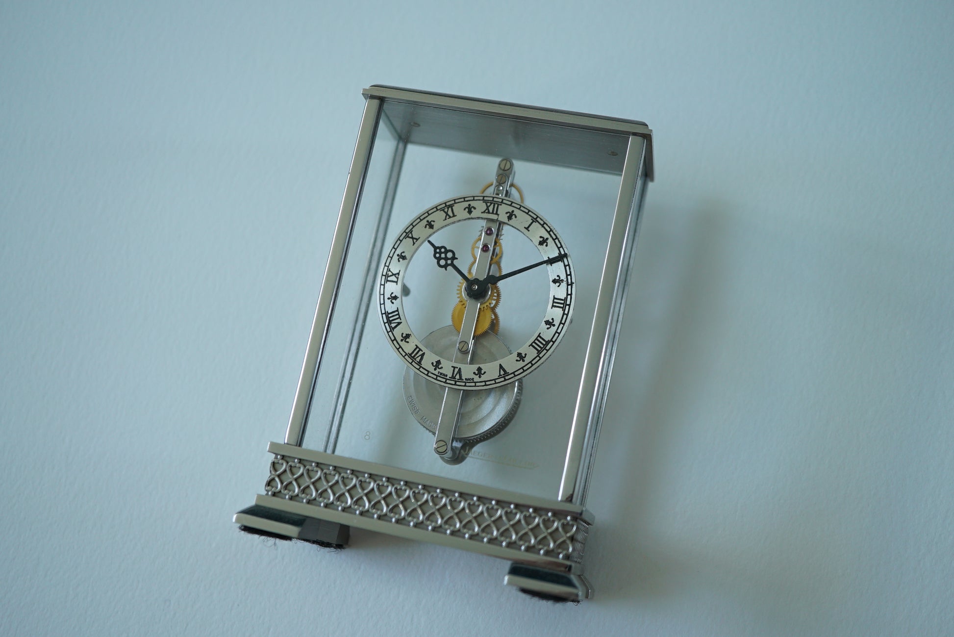 Jaeger-LeCoultre Golden Bridge Skeleton Table Clock