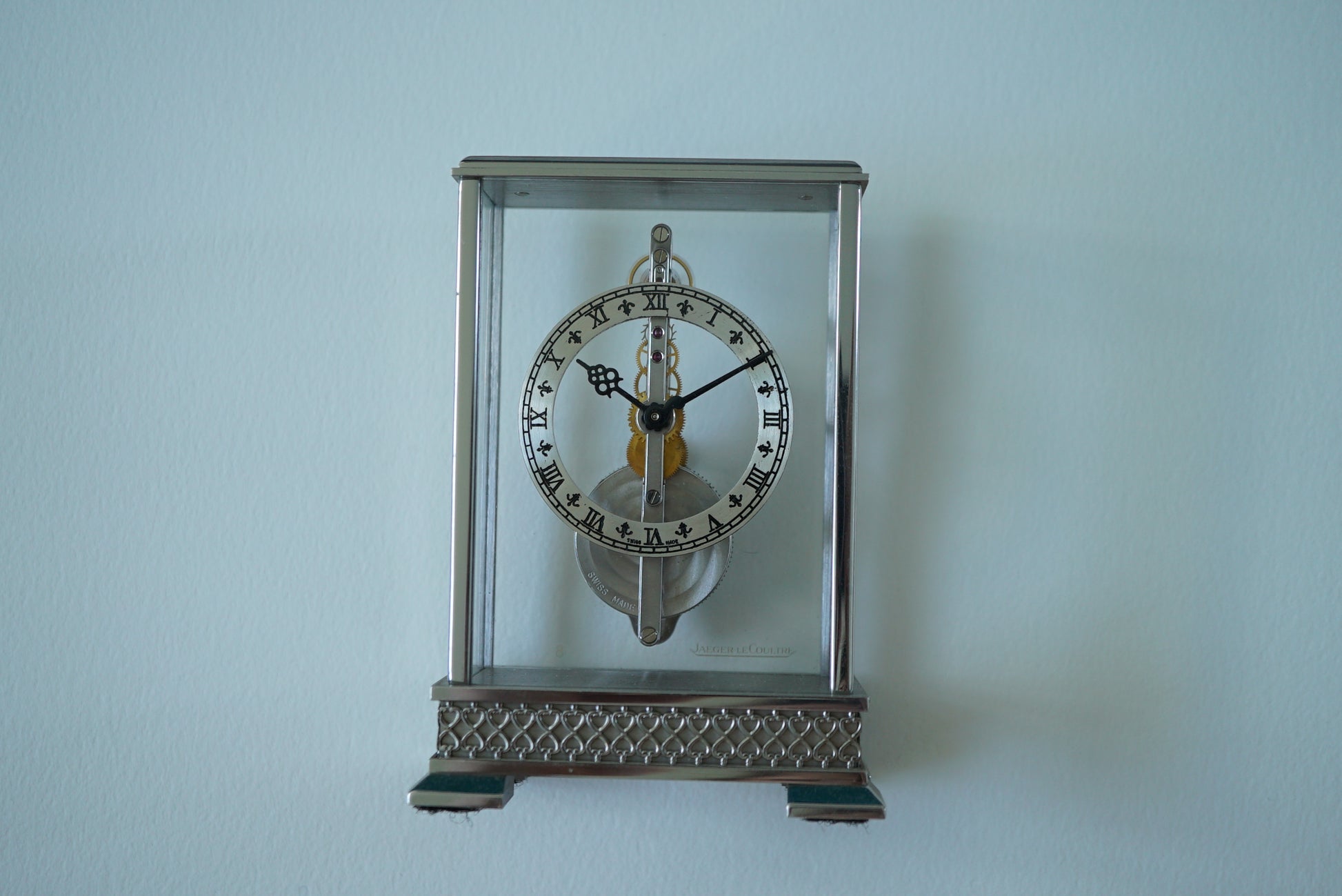 Jaeger-LeCoultre Golden Bridge Skeleton Table Clock