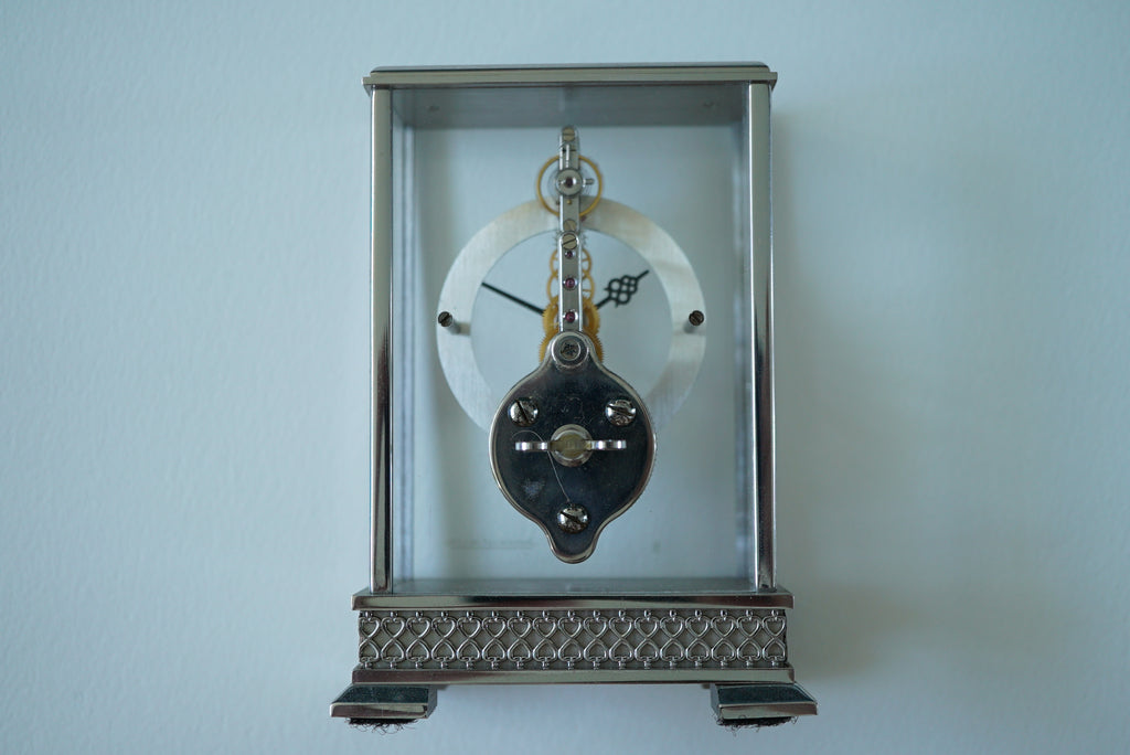 Jaeger-LeCoultre Golden Bridge Skeleton Table Clock