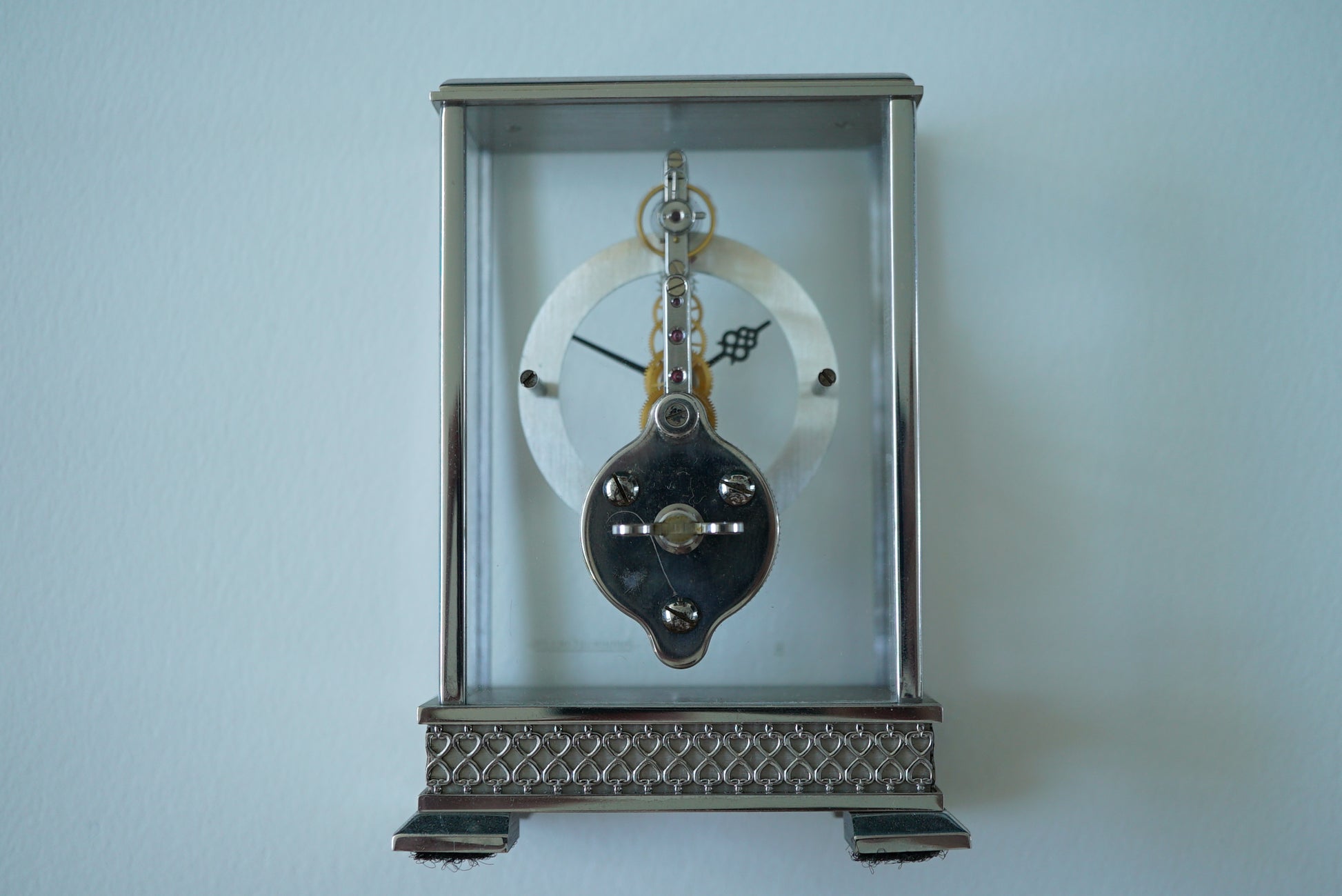 Jaeger-LeCoultre Golden Bridge Skeleton Table Clock