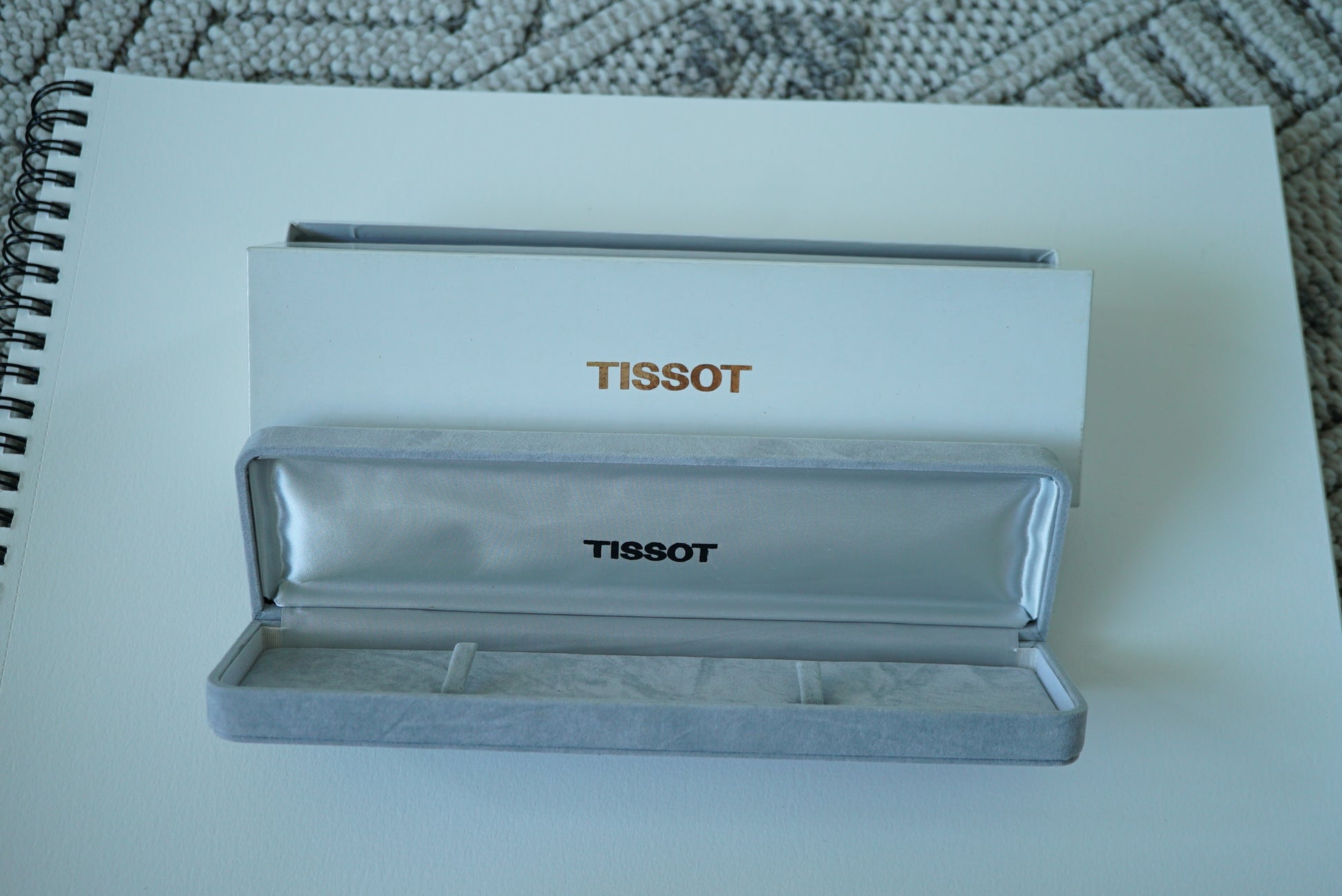 Tissot box set grey