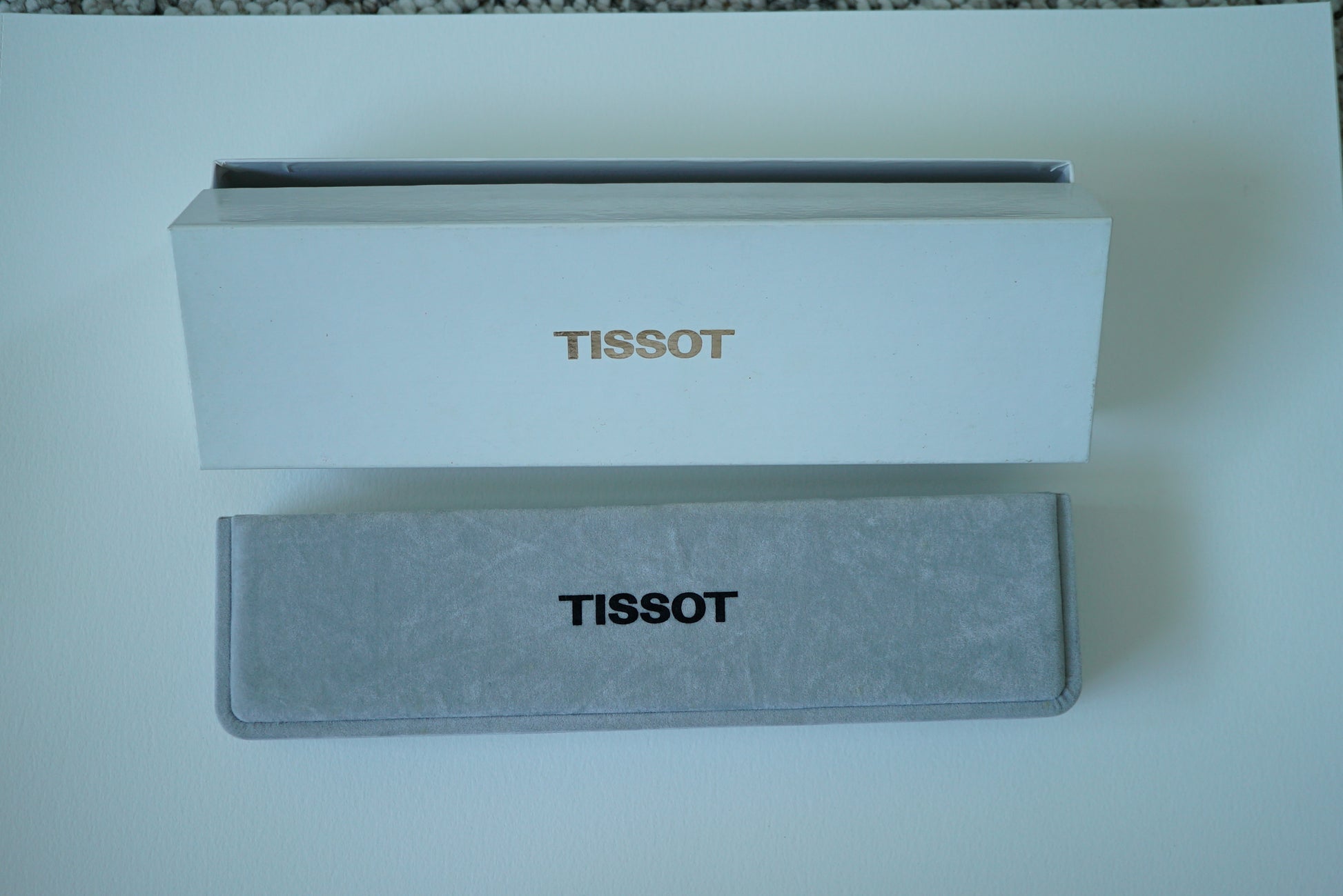 Tissot box set grey