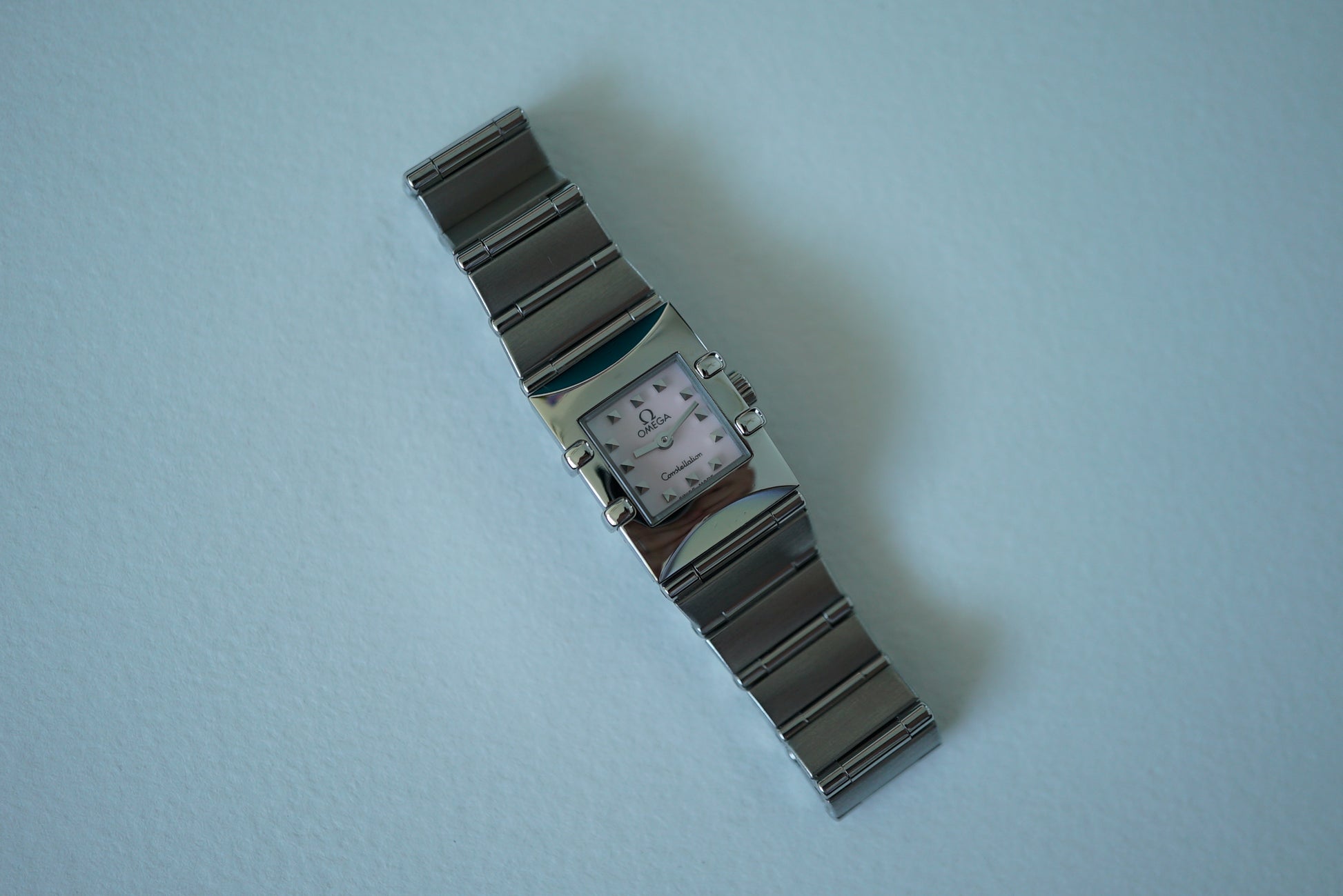 Omega Constellation Quadra Ladies Pink MOP Dial from 1998