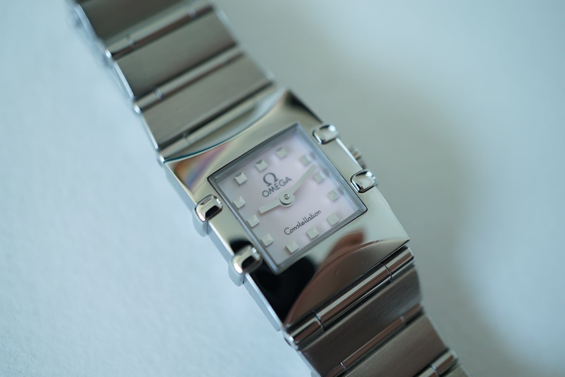 Omega Constellation Quadra Ladies Pink MOP Dial from 1998