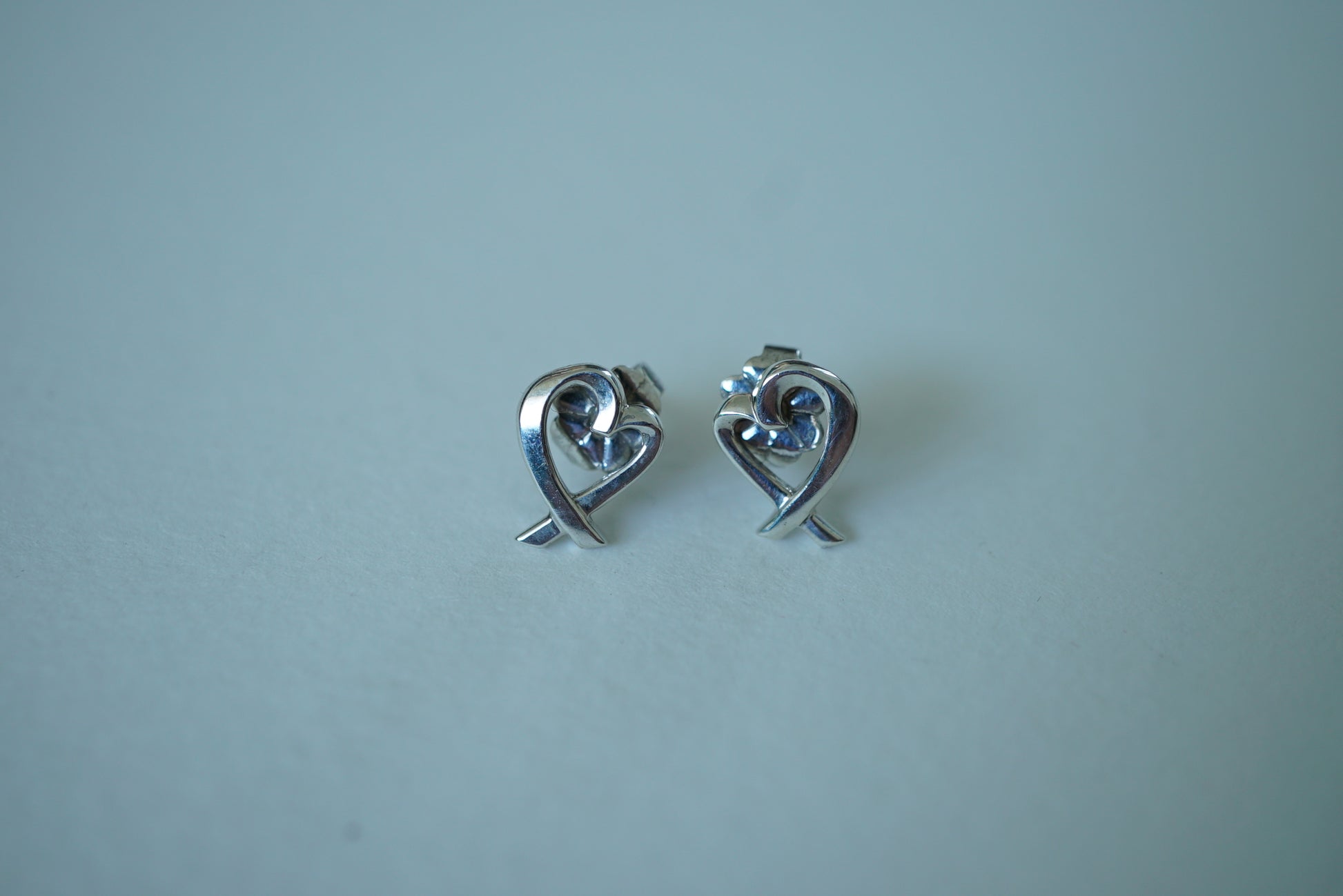 Tiffany & Co Loving Heart 925 sterling silver Paloma Picasso Earrings