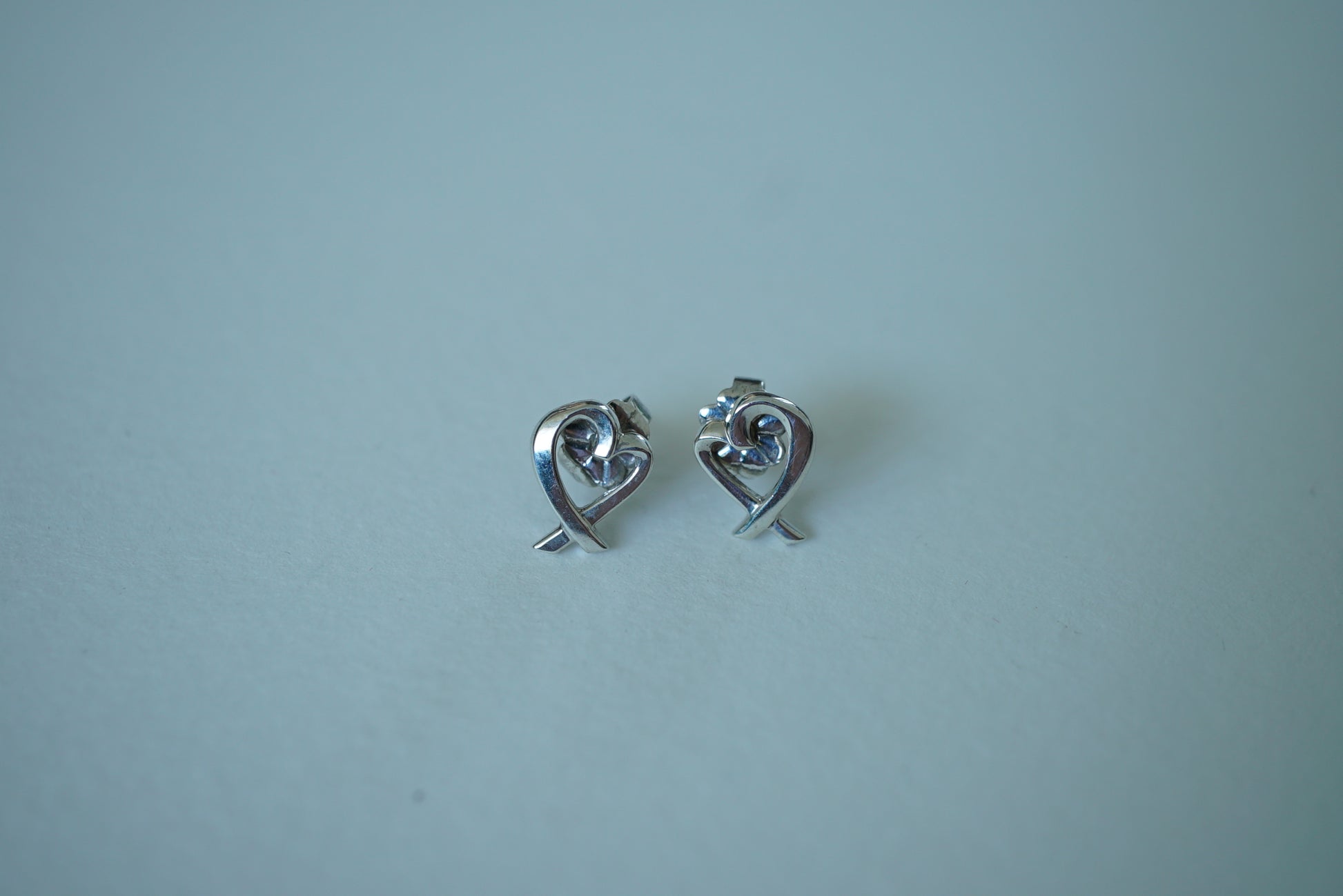 Tiffany & Co Loving Heart 925 sterling silver Paloma Picasso Earrings