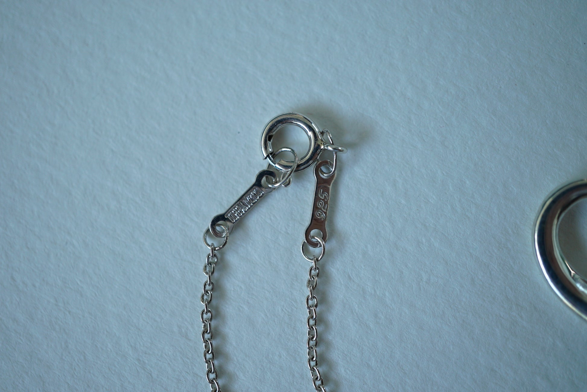 Tiffany & Co Open Heart Small 925 sterling silver Elsa Peretti necklace