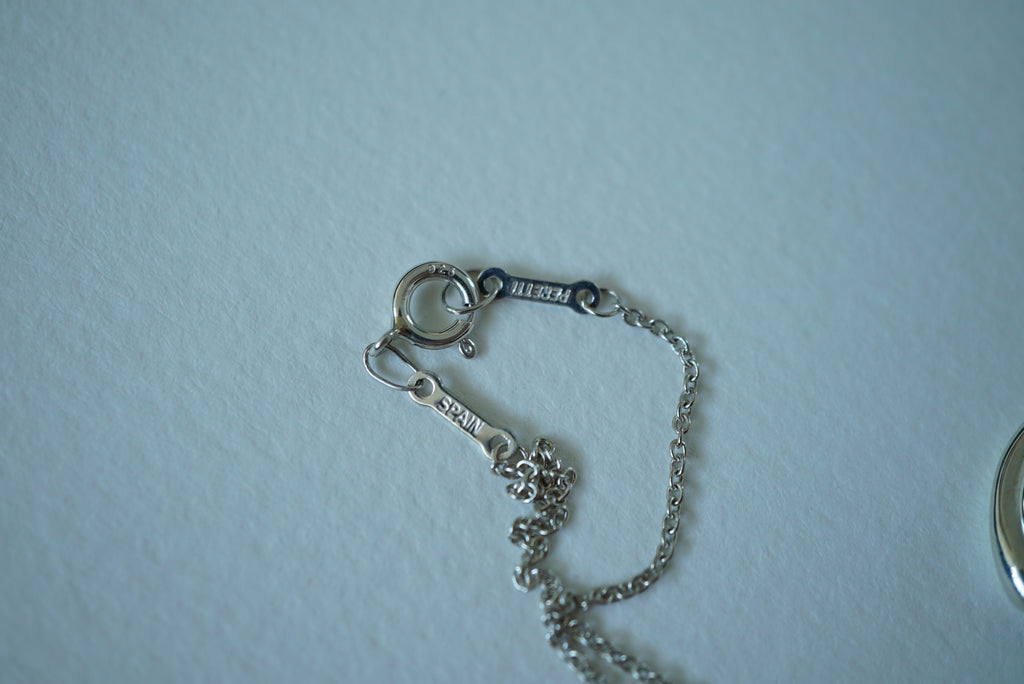Tiffany & Co Open Heart Small 925 sterling silver Elsa Peretti necklace
