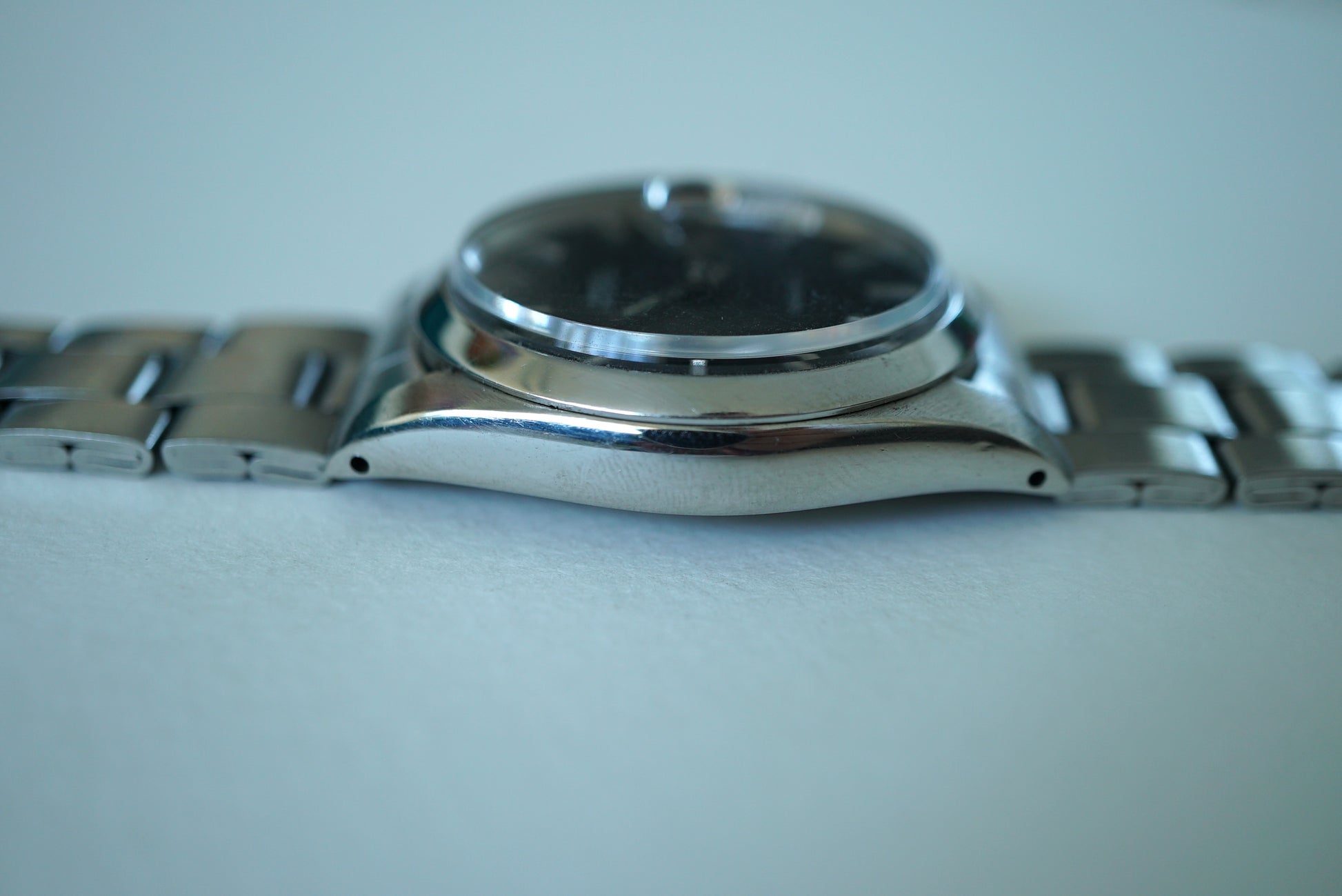 Rolex Oysterdate ref 6694 from 1972 - Matte Black Dial