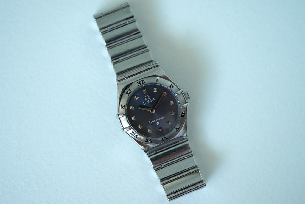Omega Constellation Manhattan My Choice Ladies Grey Sunburst Dial ref 1571.51 from 1998