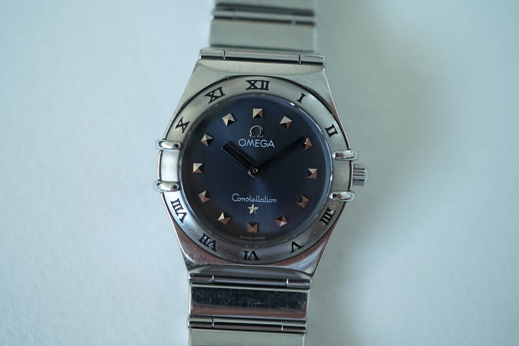 Omega Constellation Manhattan My Choice Ladies Grey Sunburst Dial ref 1571.51 from 1998
