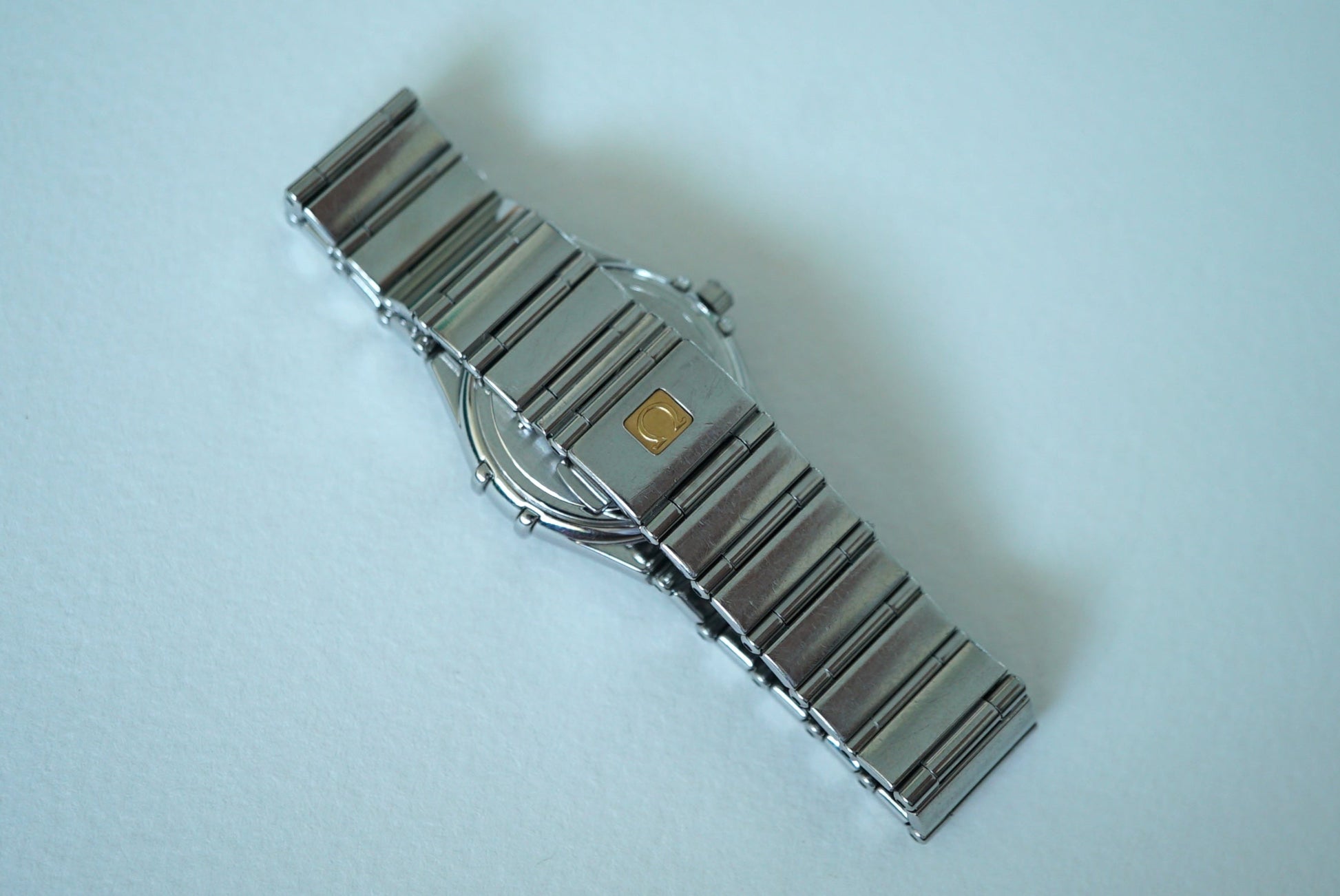 Omega Constellation Manhattan My Choice Ladies Grey Sunburst Dial ref 1571.51 from 1998