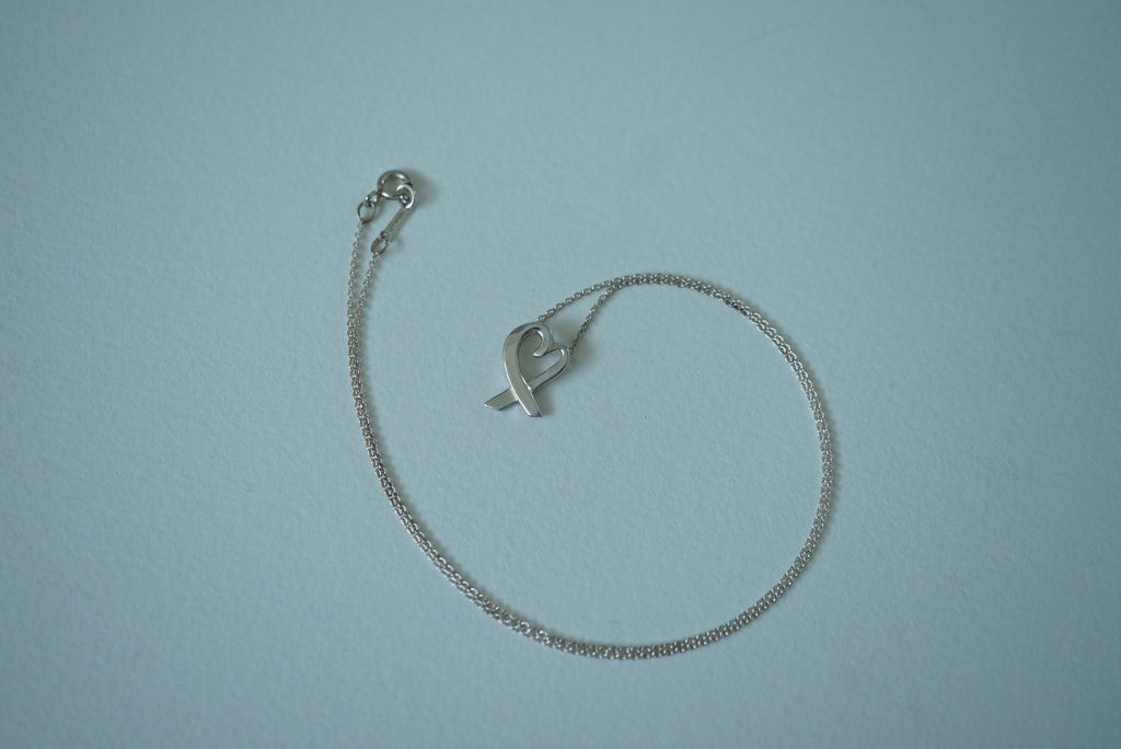 Tiffany & Co Loving Heart 925 sterling silver Paloma Picasso necklace