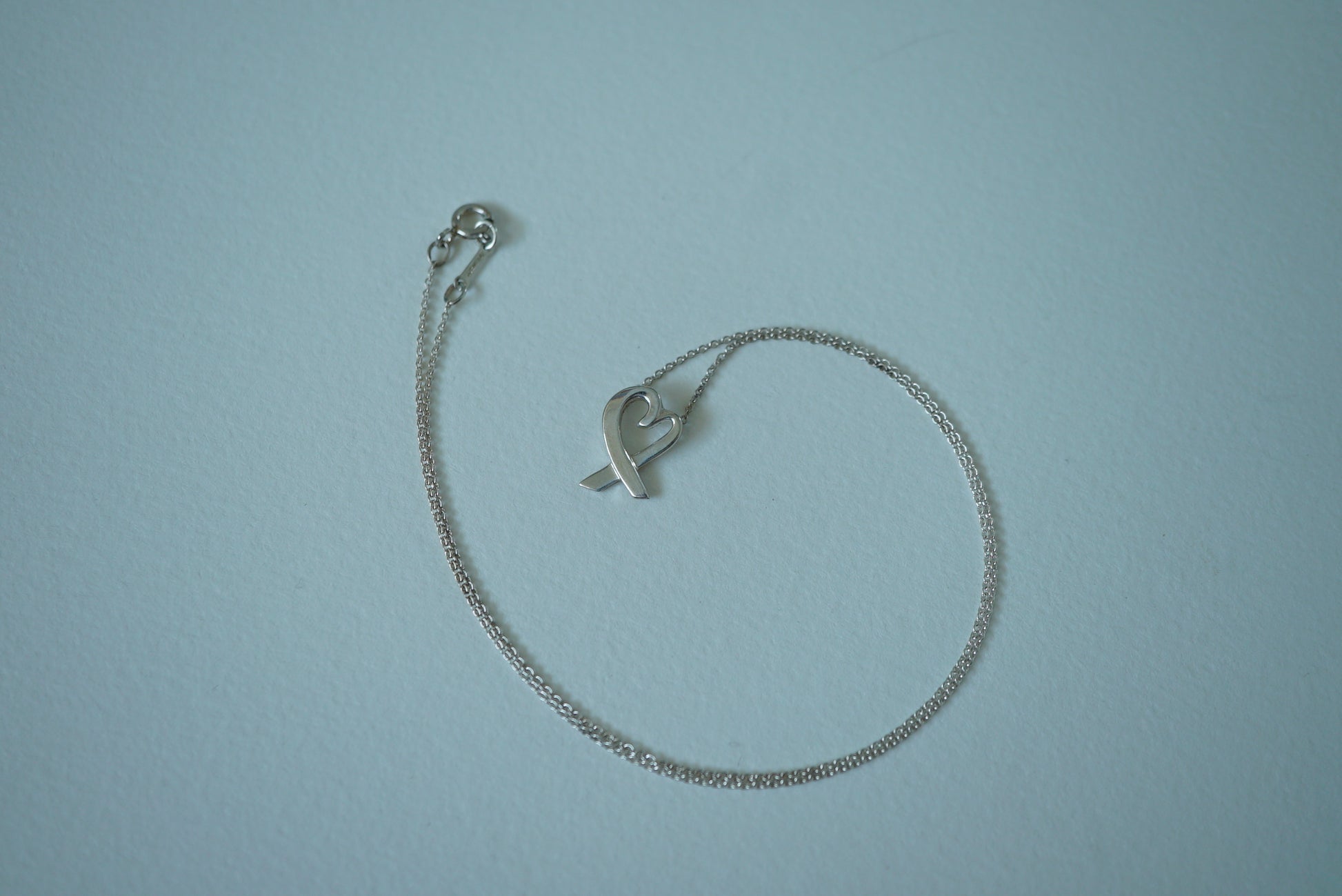 Tiffany & Co Loving Heart 925 sterling silver Paloma Picasso necklace