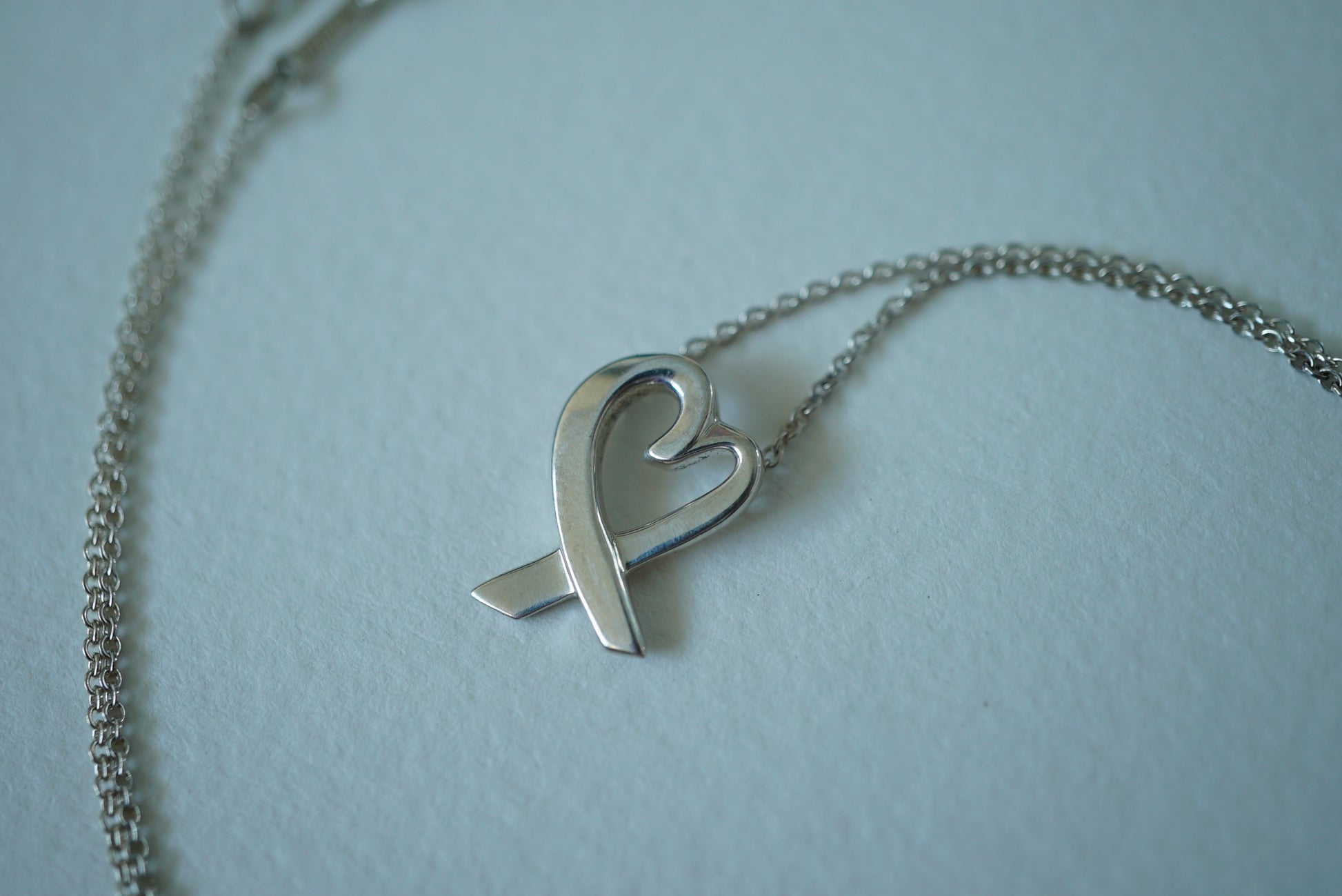 Tiffany & Co Loving Heart 925 sterling silver Paloma Picasso necklace