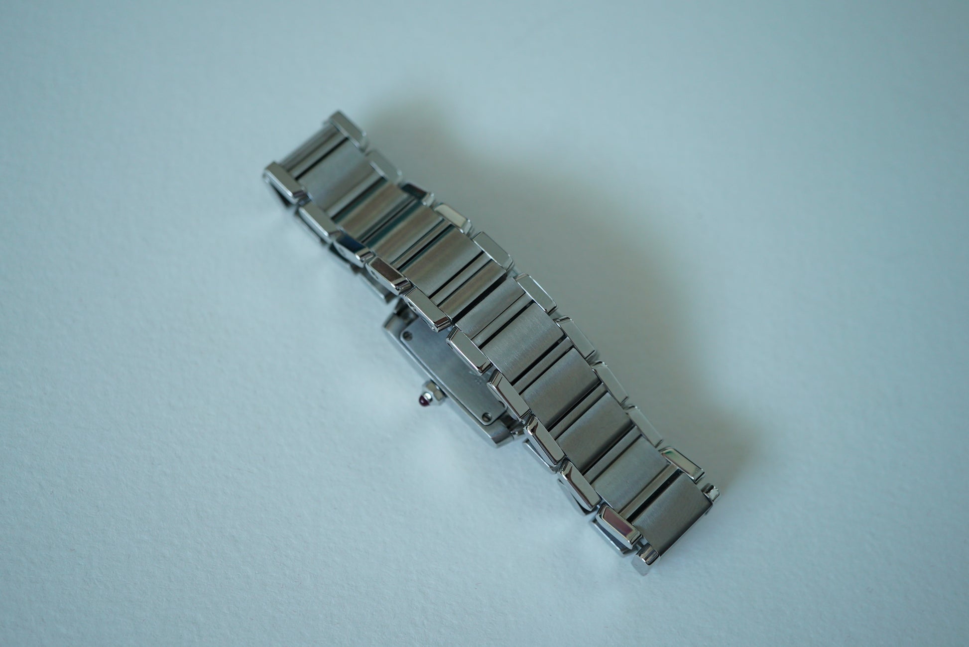 Cartier Tank Francaise Small 2384 Raspberry dial - Rare Christmas 2006 Limited Edition
