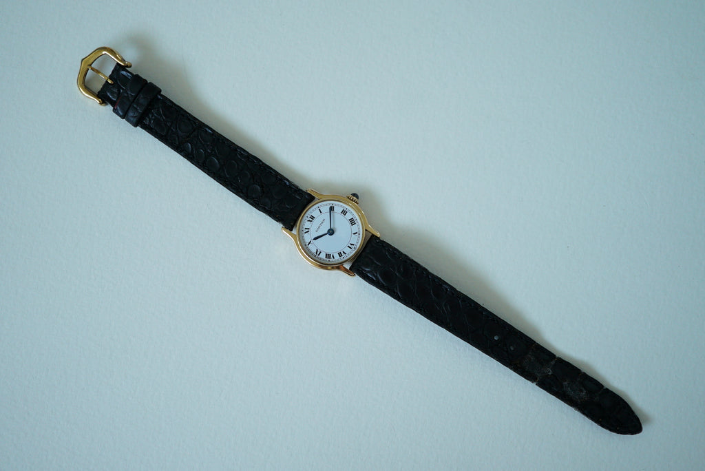 Cartier Riviera PM 78248 - 18k Gold Ladies Watch from 1977 - w Box