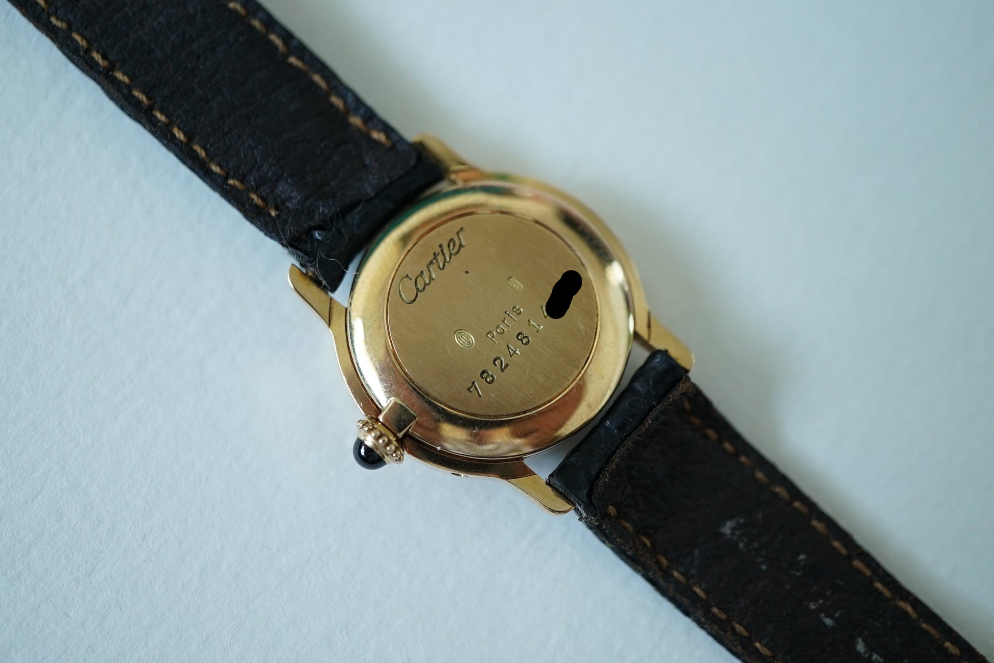 Cartier Riviera PM 78248 - 18k Gold Ladies Watch from 1977 - w Box