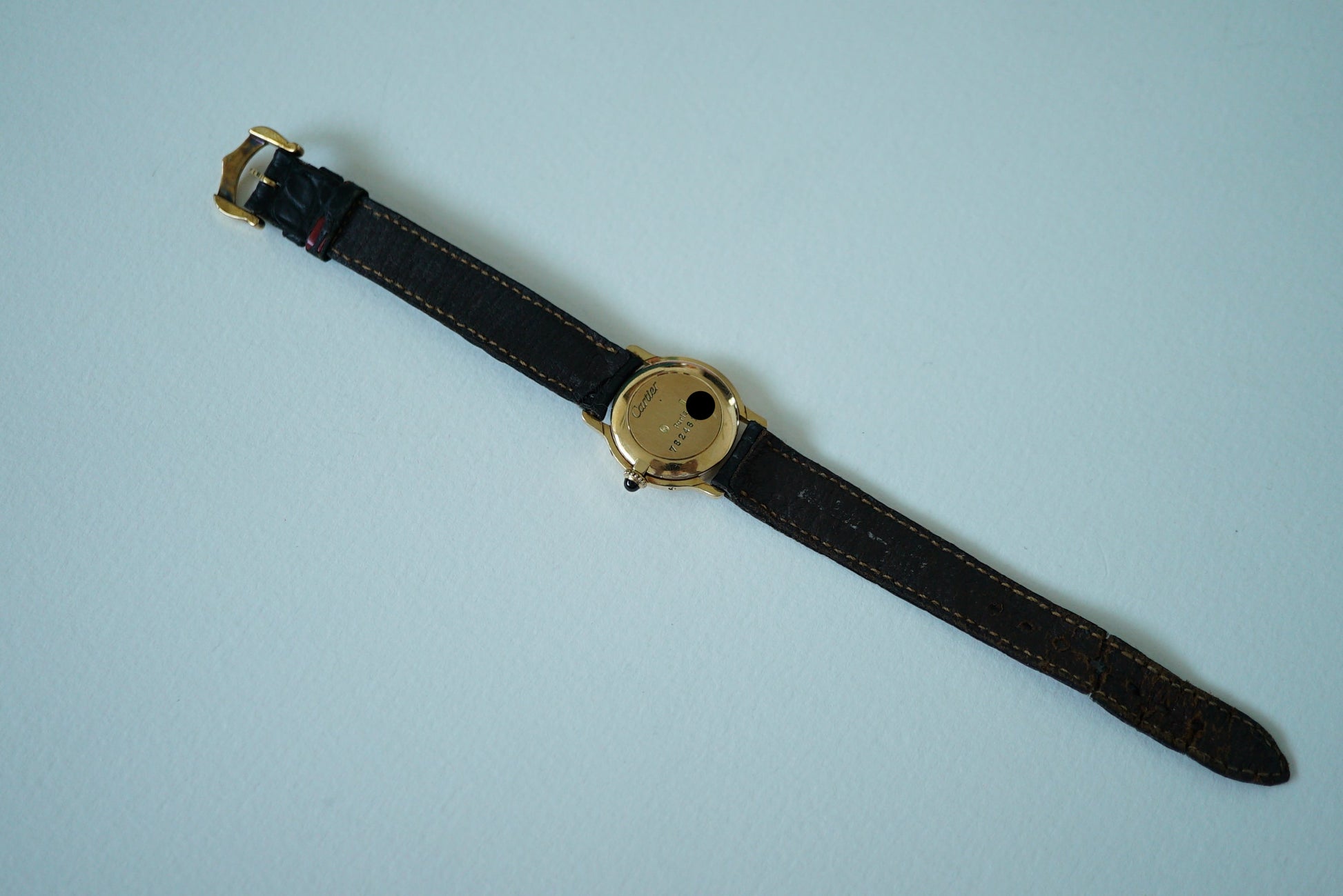 Cartier Riviera PM 78248 - 18k Gold Ladies Watch from 1977 - w Box