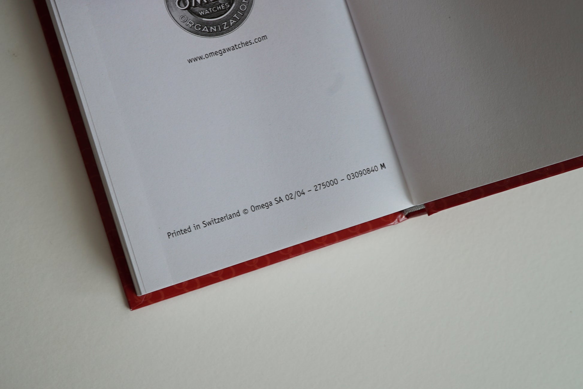 Omega Operating Instructions Booklet from 2004 - Speedmaster & others