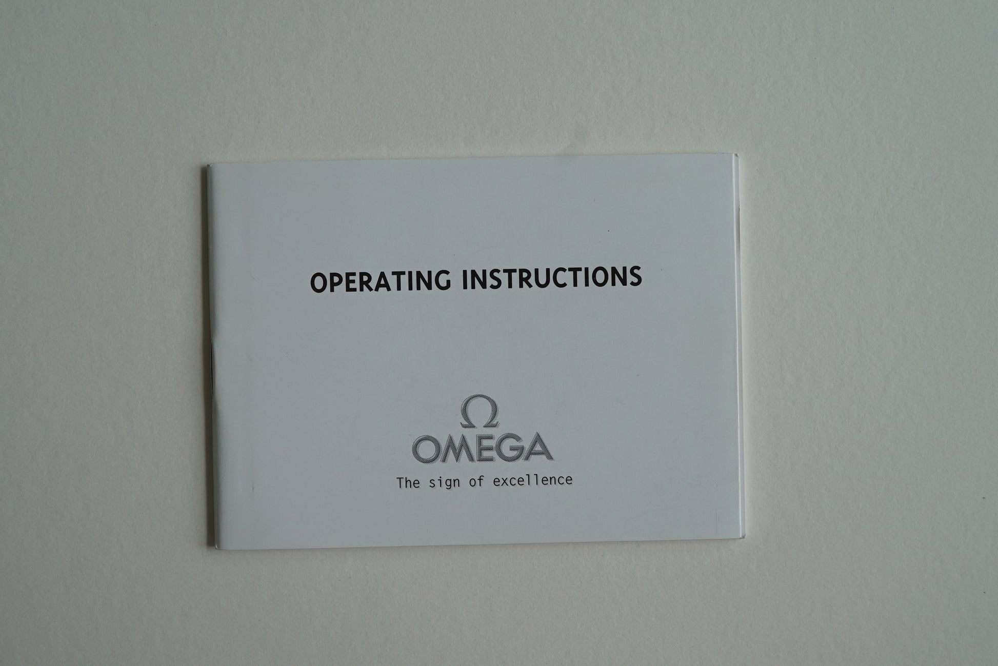 Omega cal 1151 Operating Instructions Booklet from 1999 - Speedmaster triple date