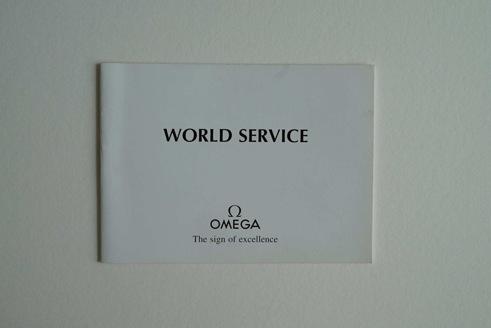 Omega cal 1155 Operating Instructions Booklet from 1992 - Speedmaster Reduced