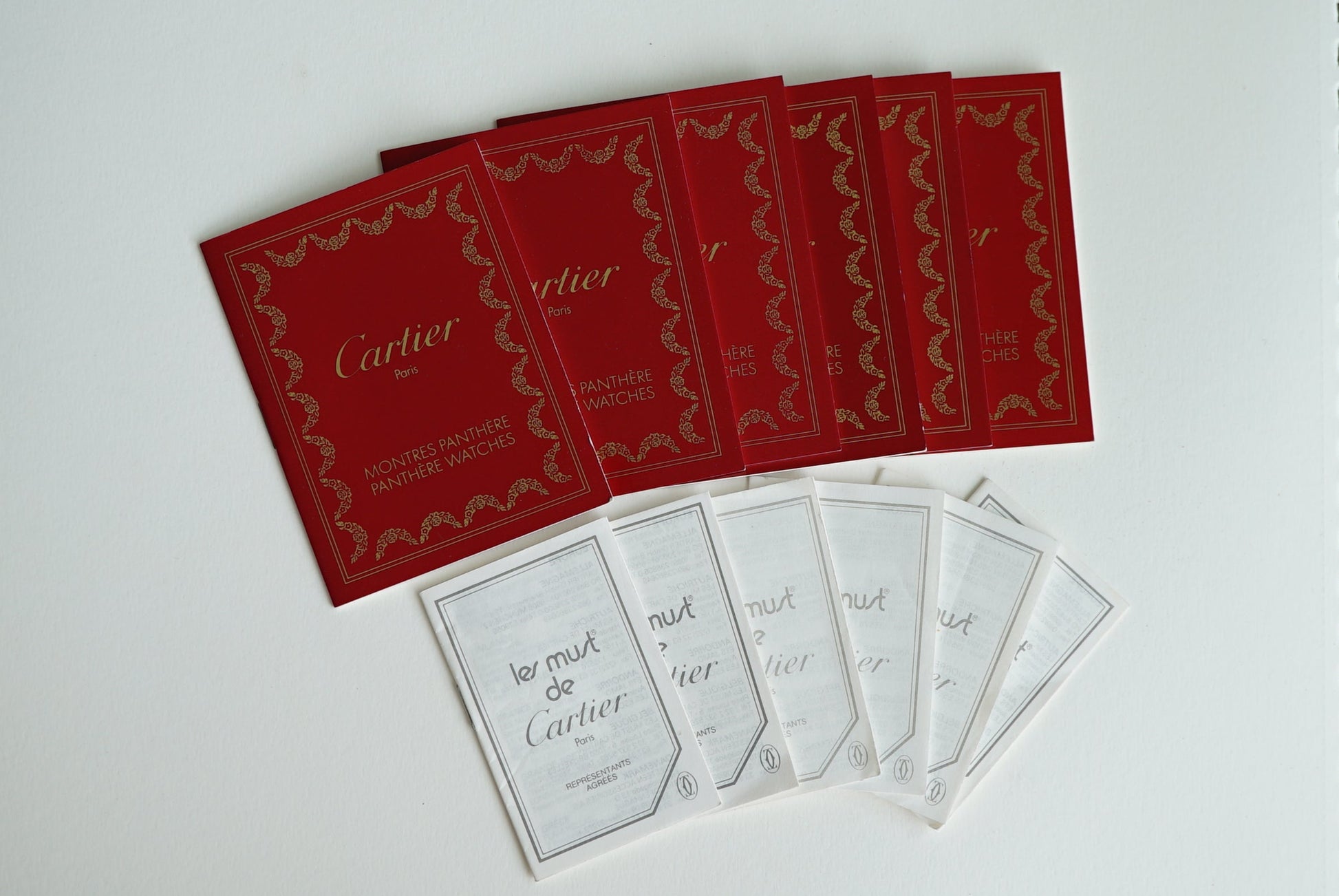 Cartier Panthere booklets vintage 1980-1990's