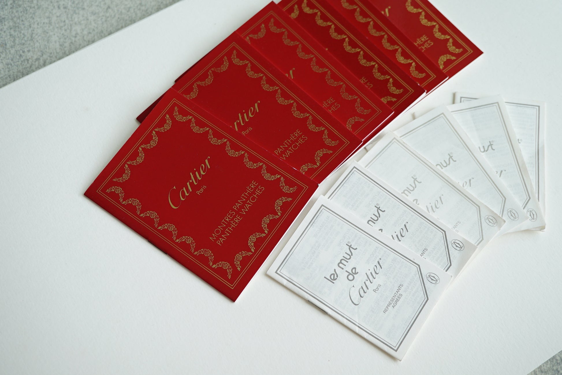 Cartier Panthere booklets vintage 1980-1990's