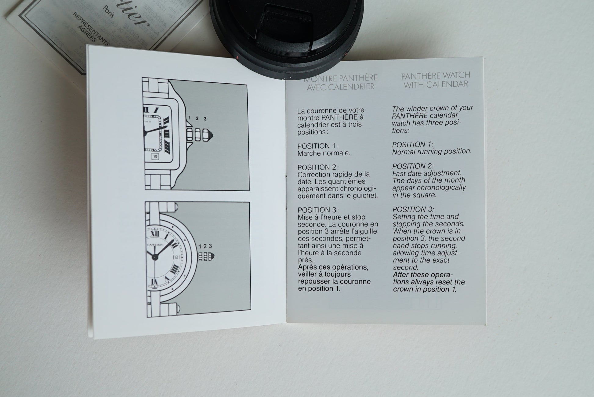 Cartier Panthere booklets vintage 1980-1990's