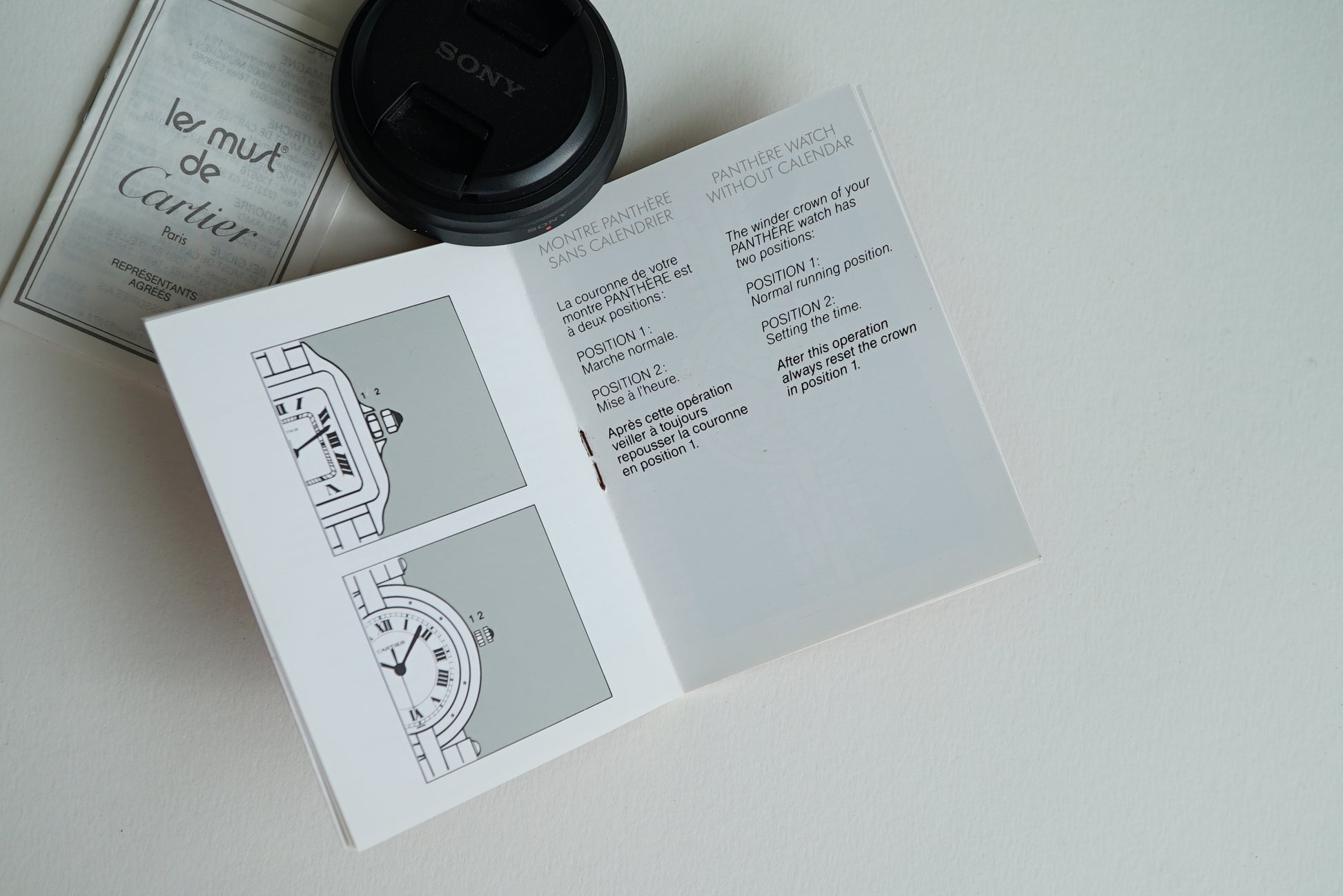 Cartier Panthere booklets vintage 1980-1990's