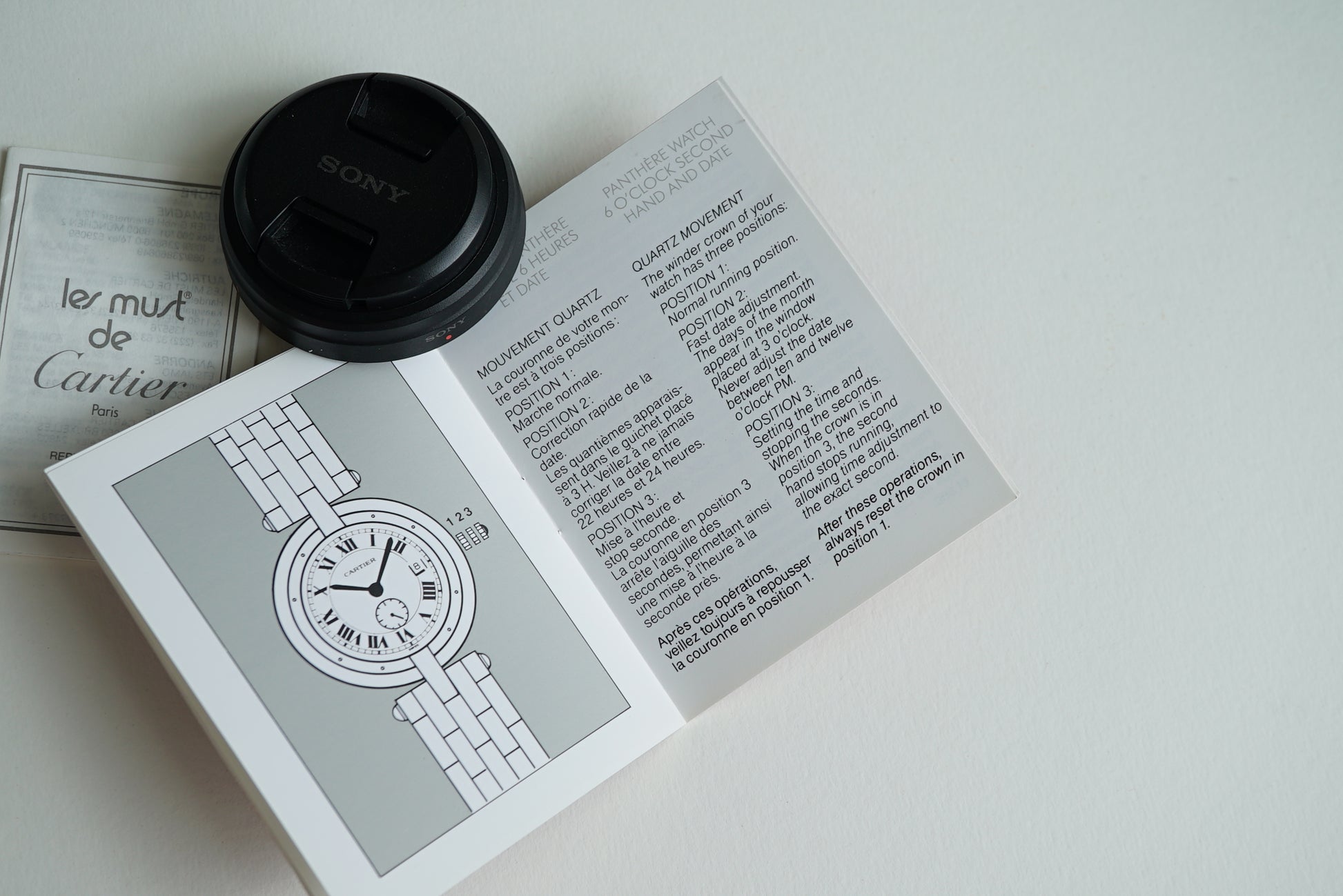 Cartier Panthere booklets vintage 1980-1990's