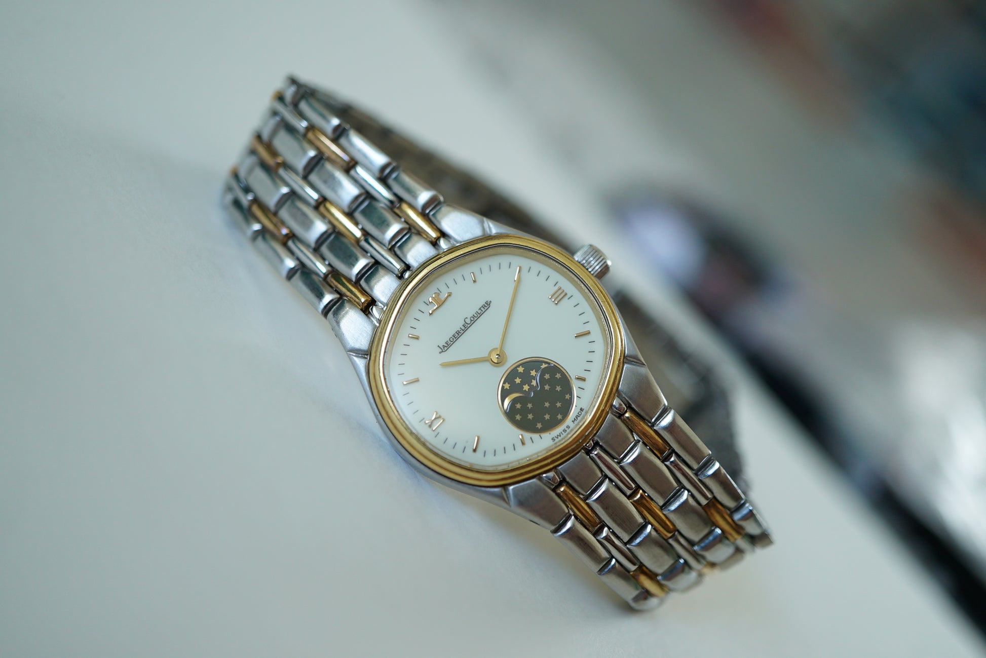 Jaeger-LeCoultre Albatros Ladies Moonphase ref 146.312.5 from 1990's