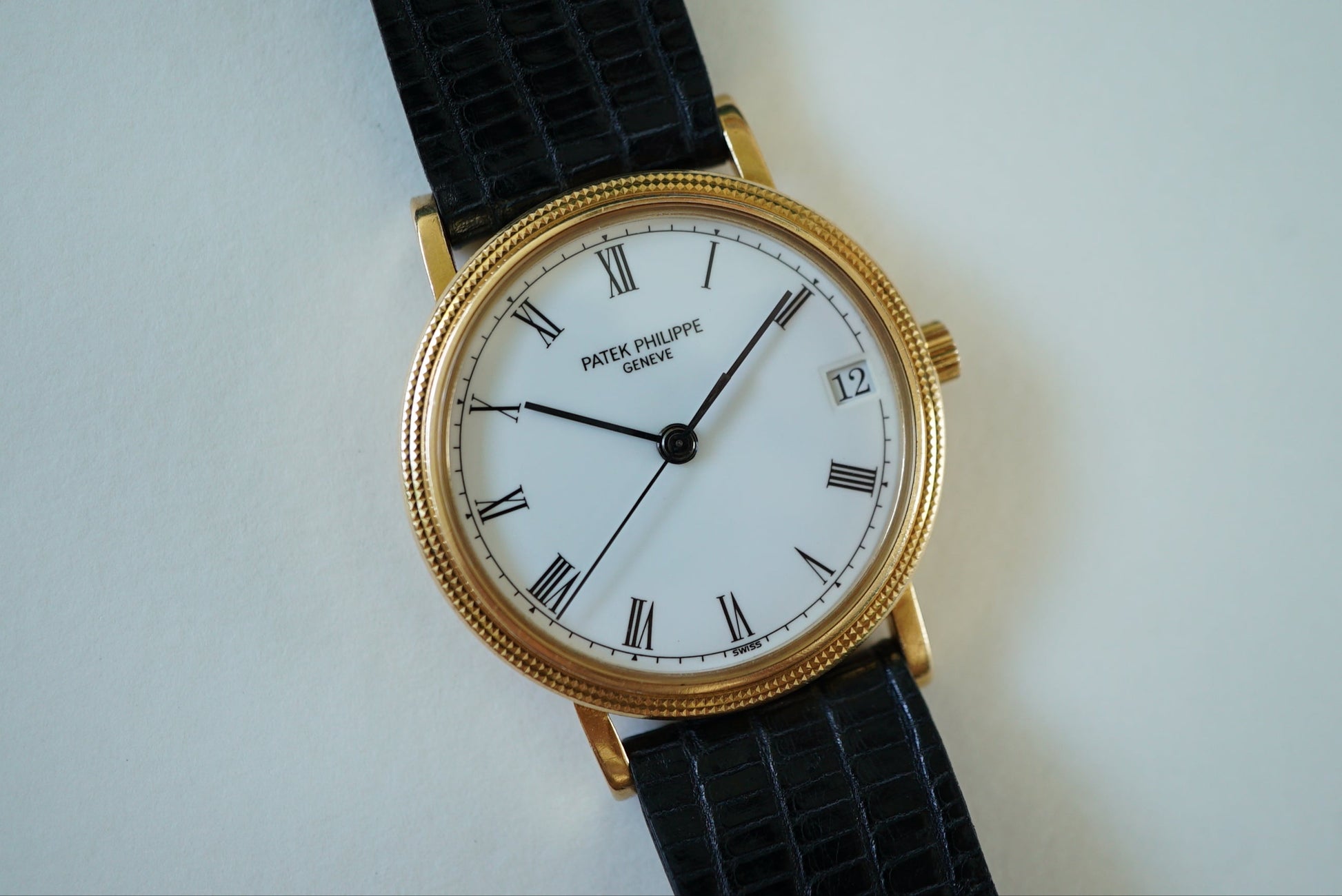 Patek Philippe Calatrava automatic ref 3802 from 1988/1989 - Extract from Archives
