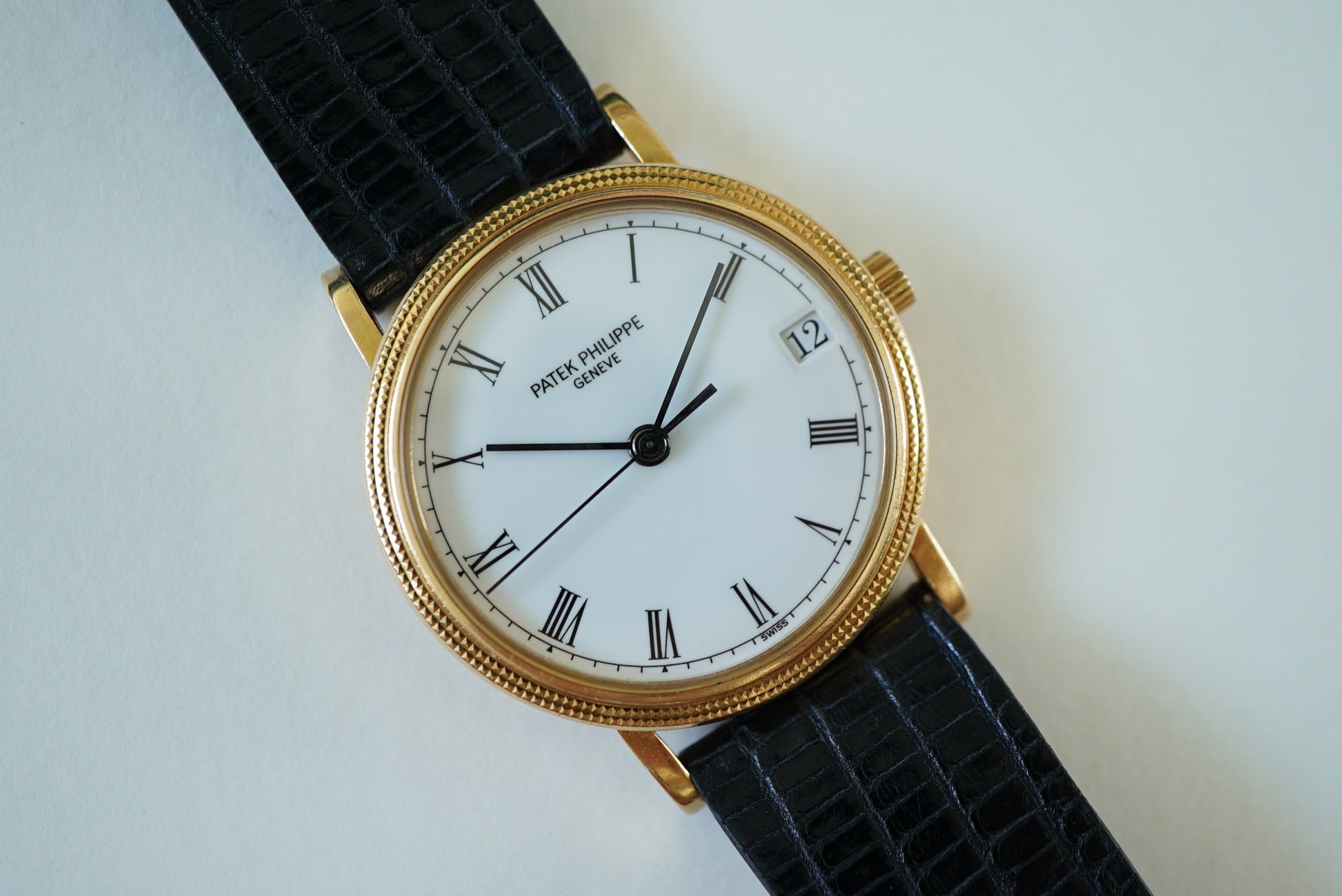 Patek Philippe Calatrava automatic ref 3802 from 1988/1989 - Extract from Archives