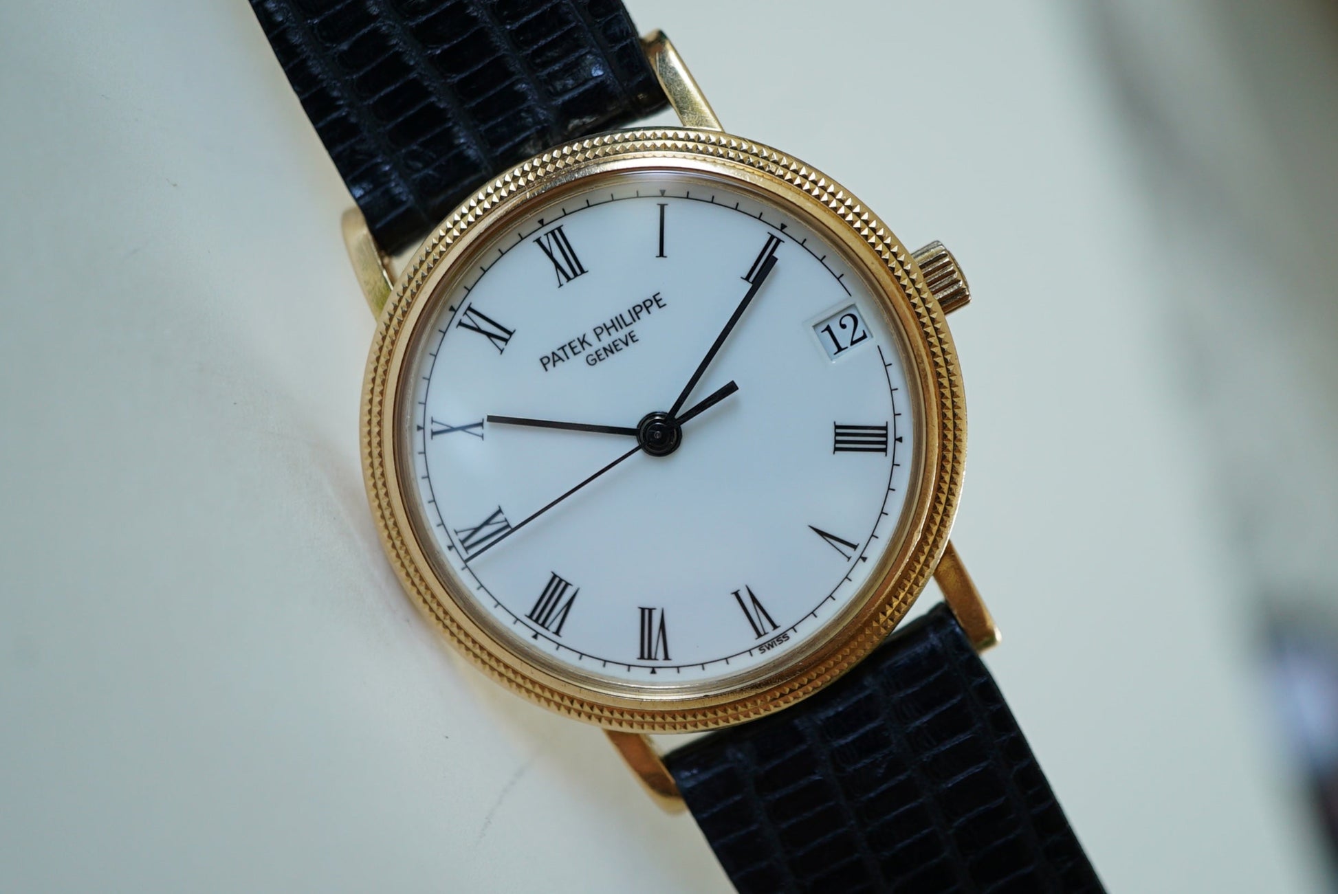 Patek Philippe Calatrava automatic ref 3802 from 1988/1989 - Extract from Archives