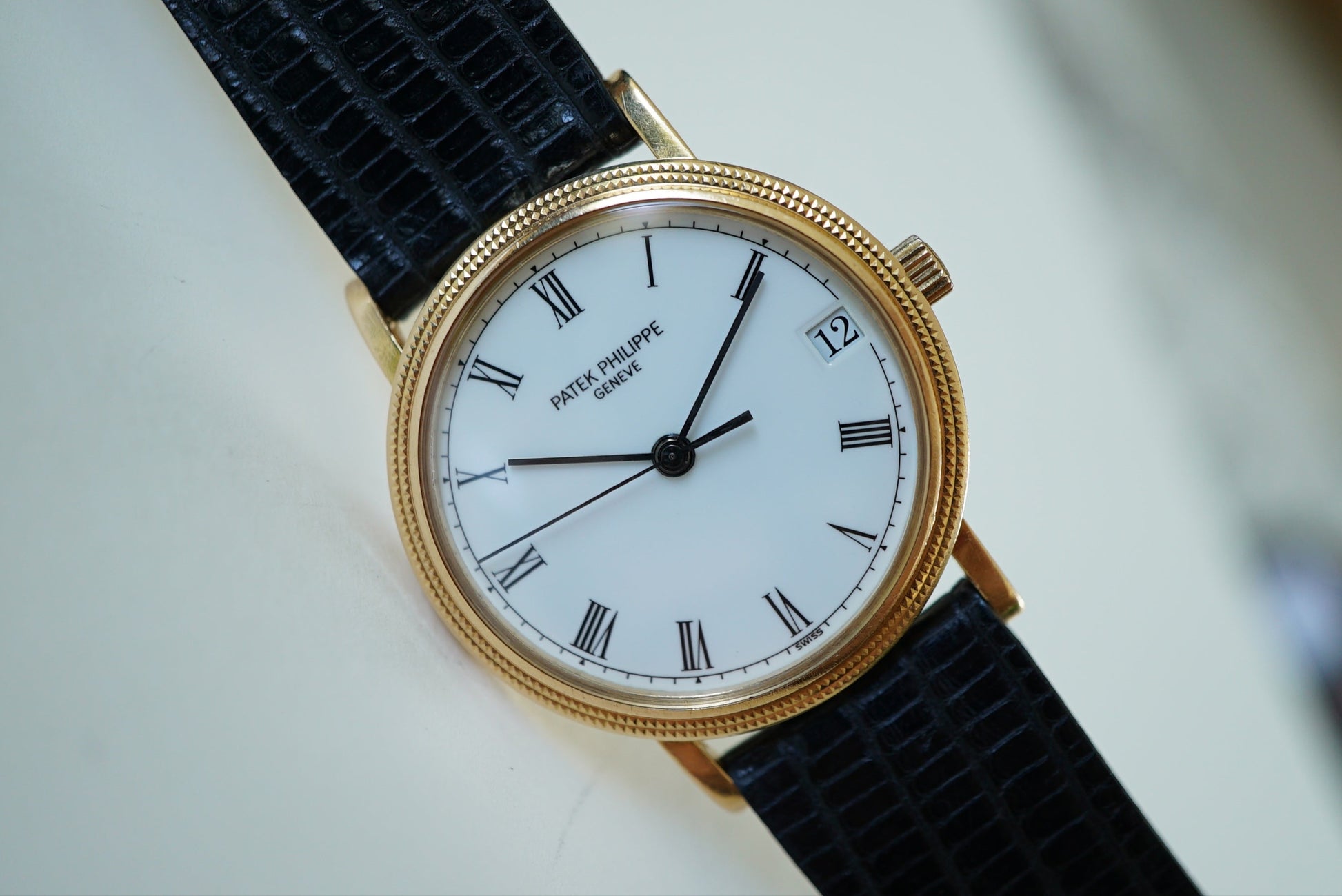 Patek Philippe Calatrava automatic ref 3802 from 1988/1989 - Extract from Archives