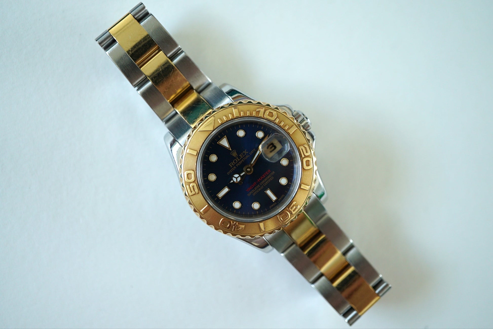 Rolex Yacht-Master Ladies ref 169623 from 2002 - Blue Dial