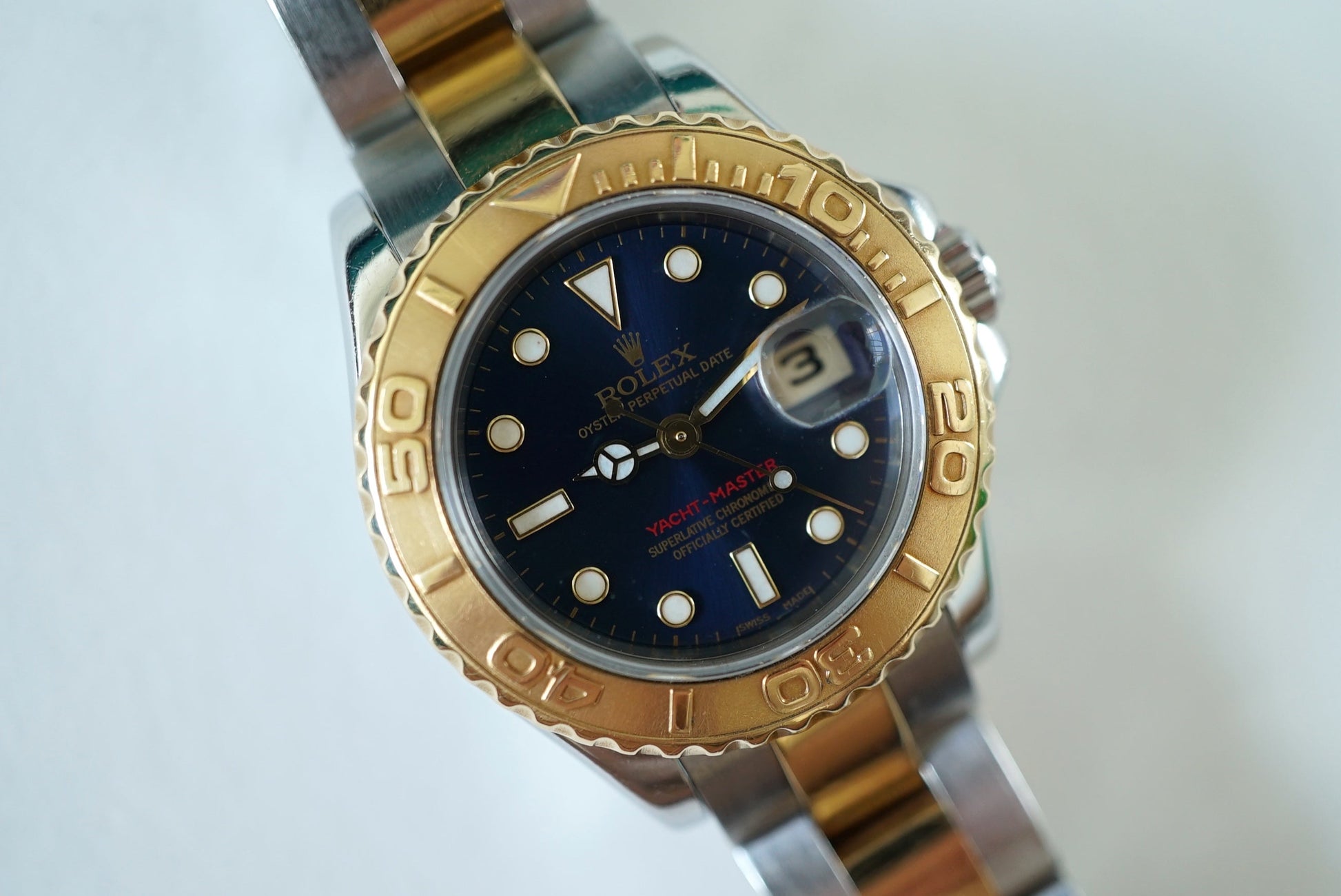 Rolex Yacht-Master Ladies ref 169623 from 2002 - Blue Dial
