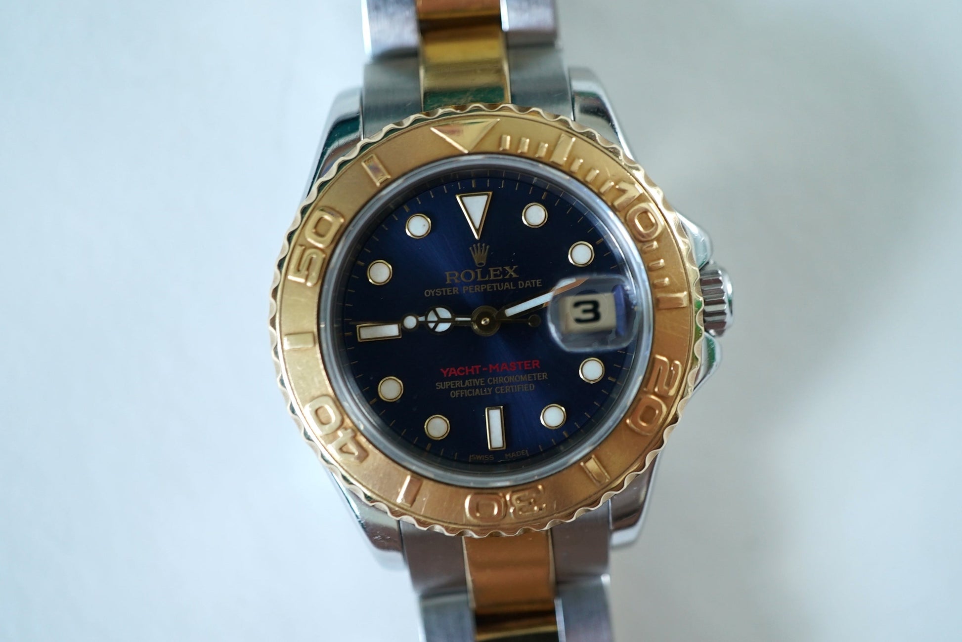 Rolex Yacht-Master Ladies ref 169623 from 2002 - Blue Dial