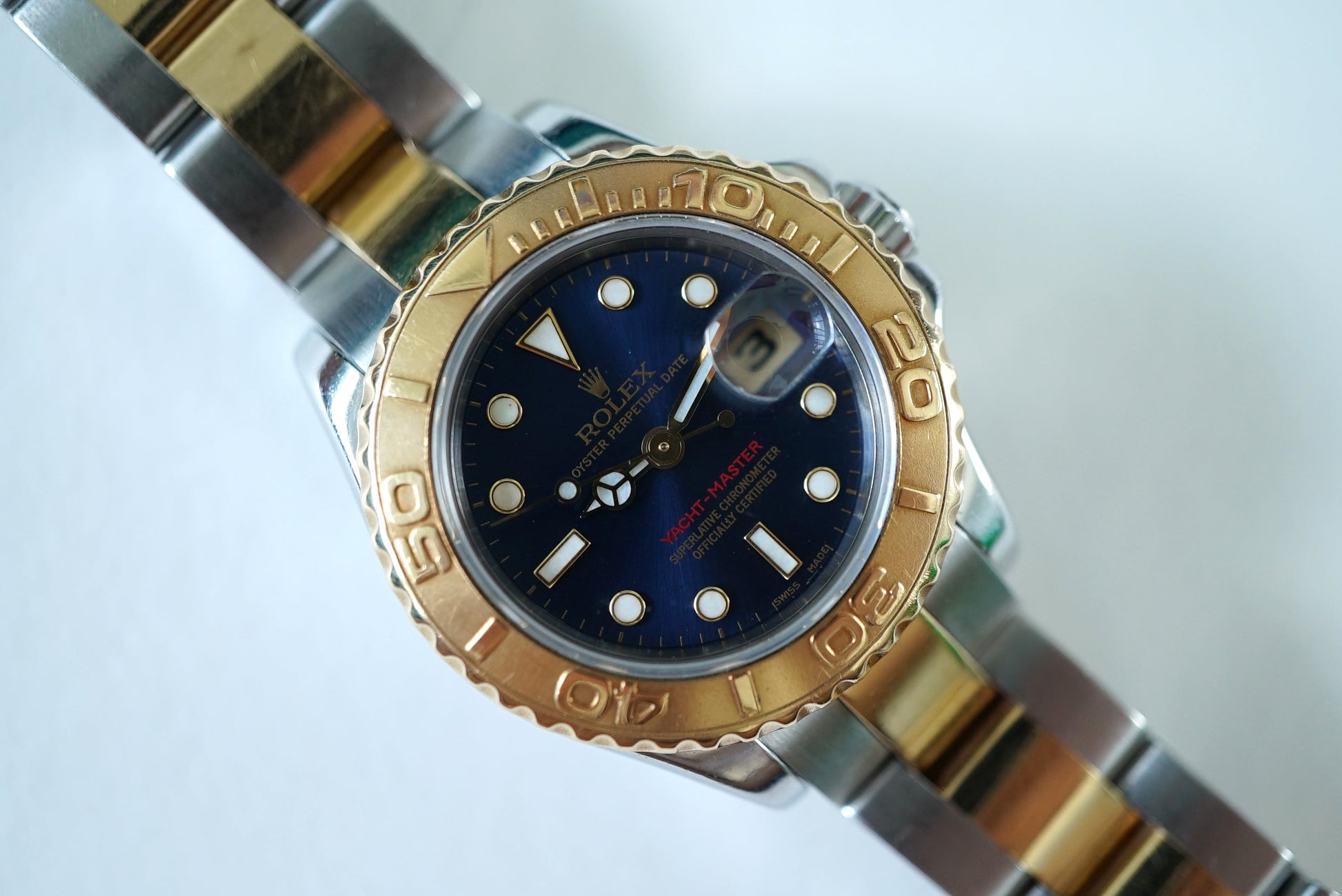 Rolex Yacht-Master Ladies ref 169623 from 2002 - Blue Dial