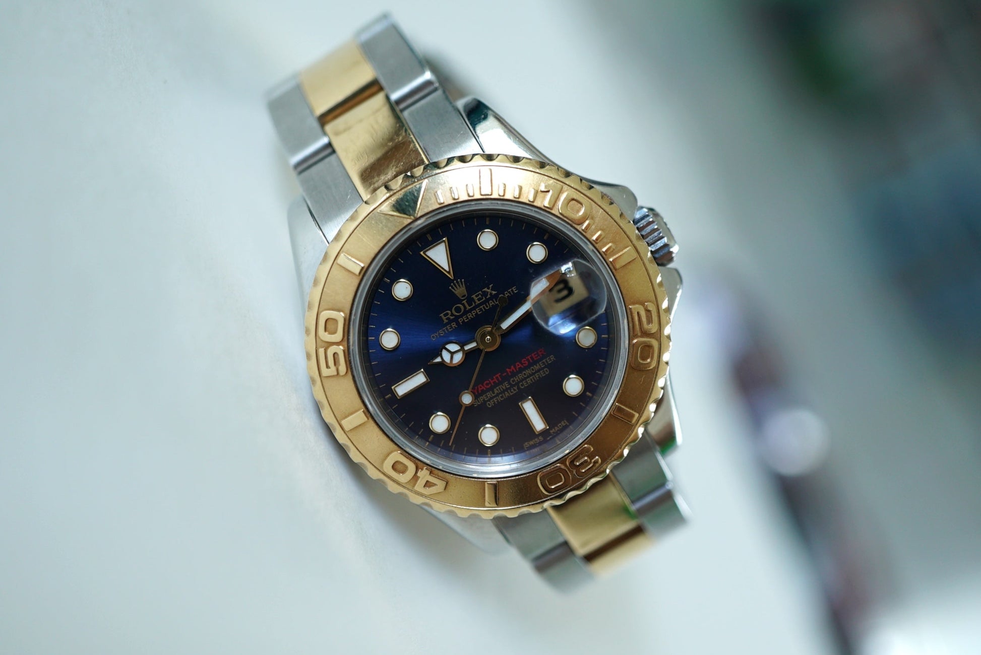 Rolex Yacht-Master Ladies ref 169623 from 2002 - Blue Dial