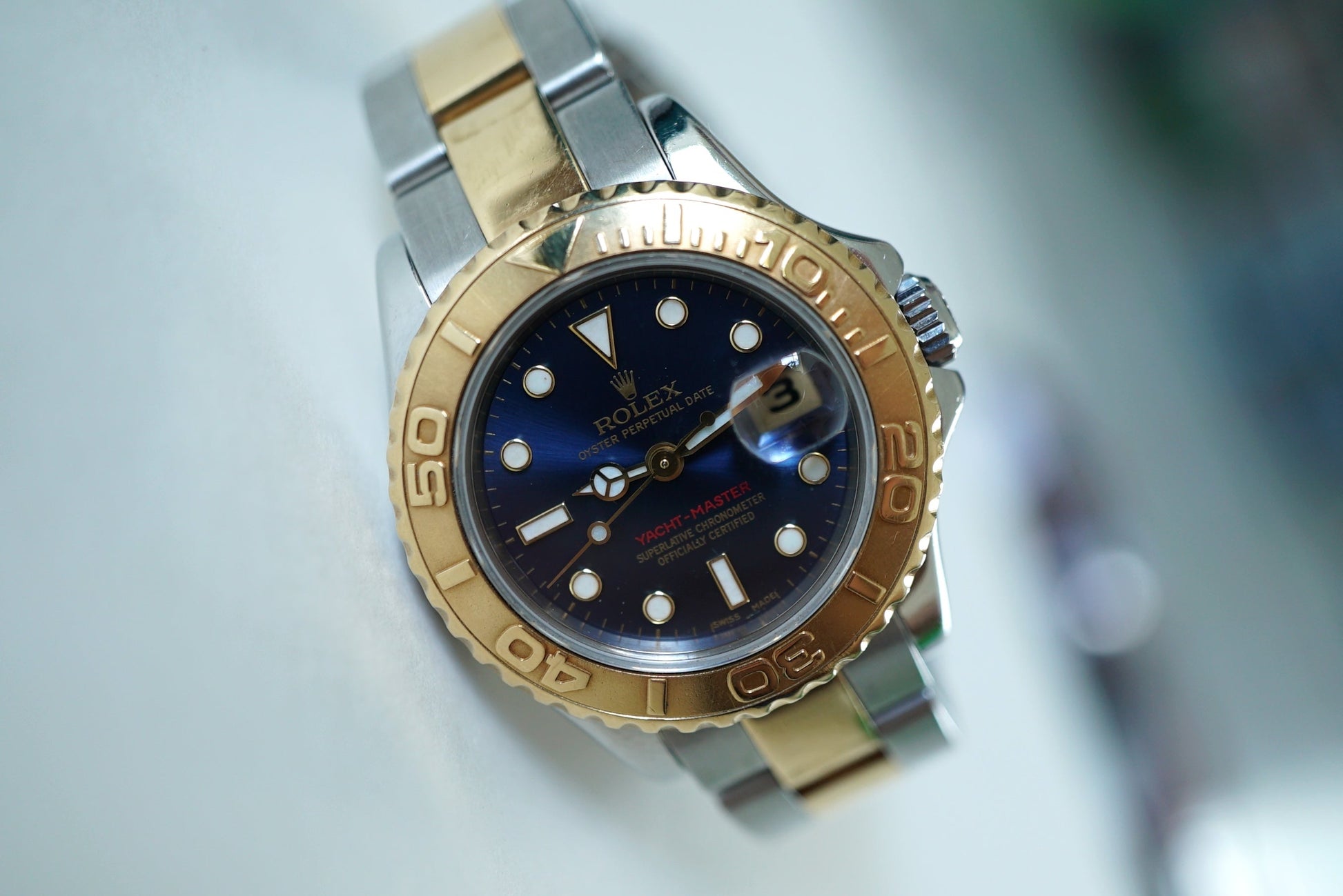 Rolex Yacht-Master Ladies ref 169623 from 2002 - Blue Dial