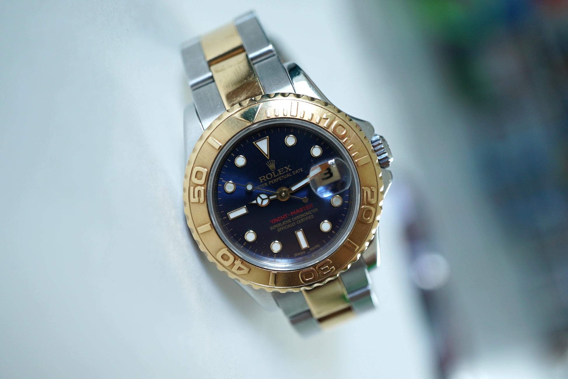 Rolex Yacht-Master Ladies ref 169623 from 2002 - Blue Dial
