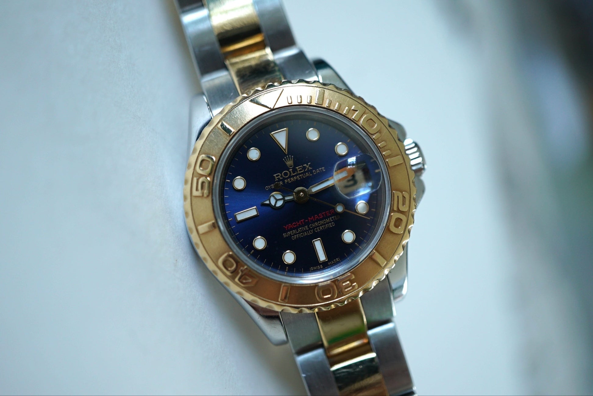 Rolex Yacht-Master Ladies ref 169623 from 2002 - Blue Dial