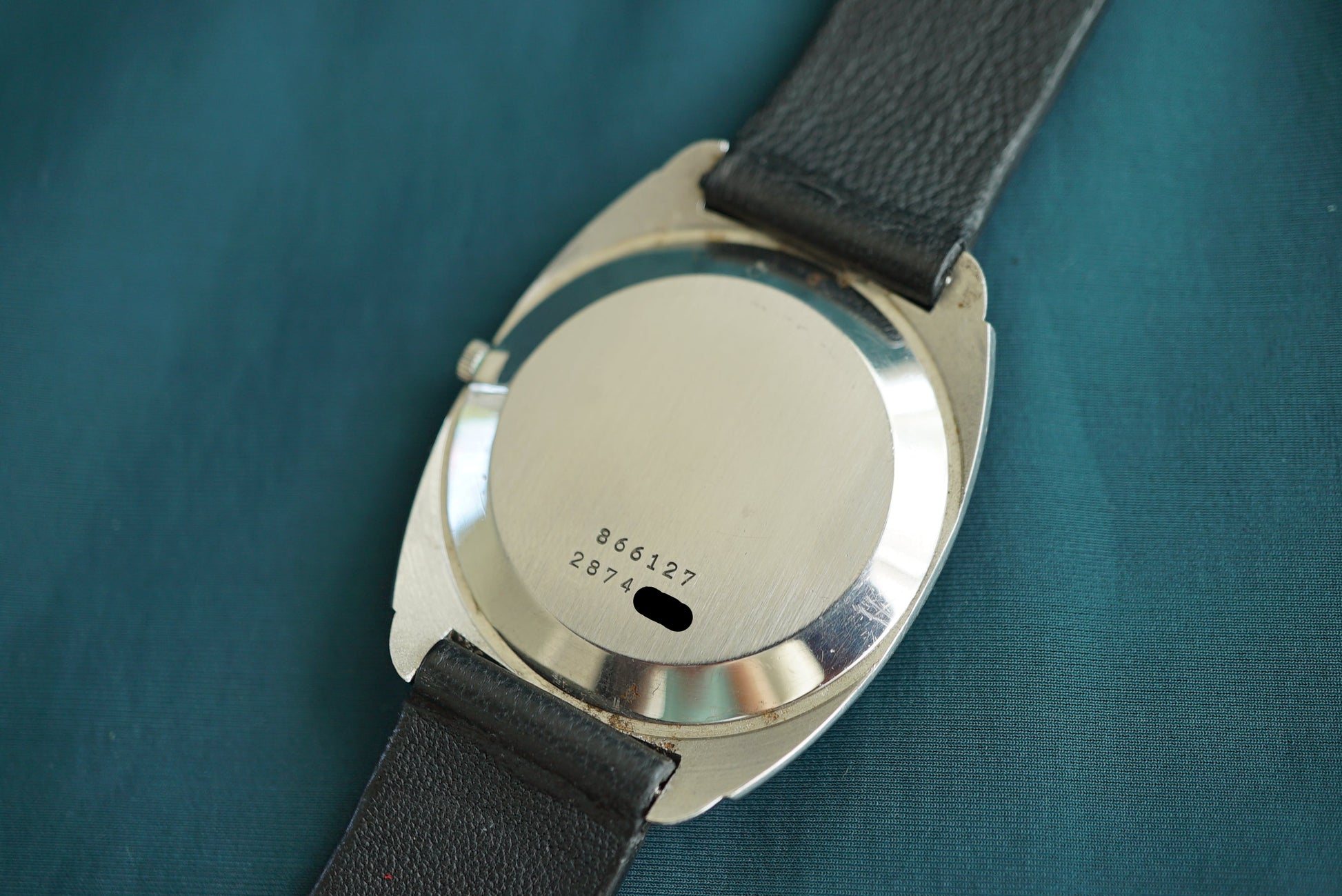 Universal Geneve White Shadow Microrotor automatic ref 866.127 - blue dial from 1970