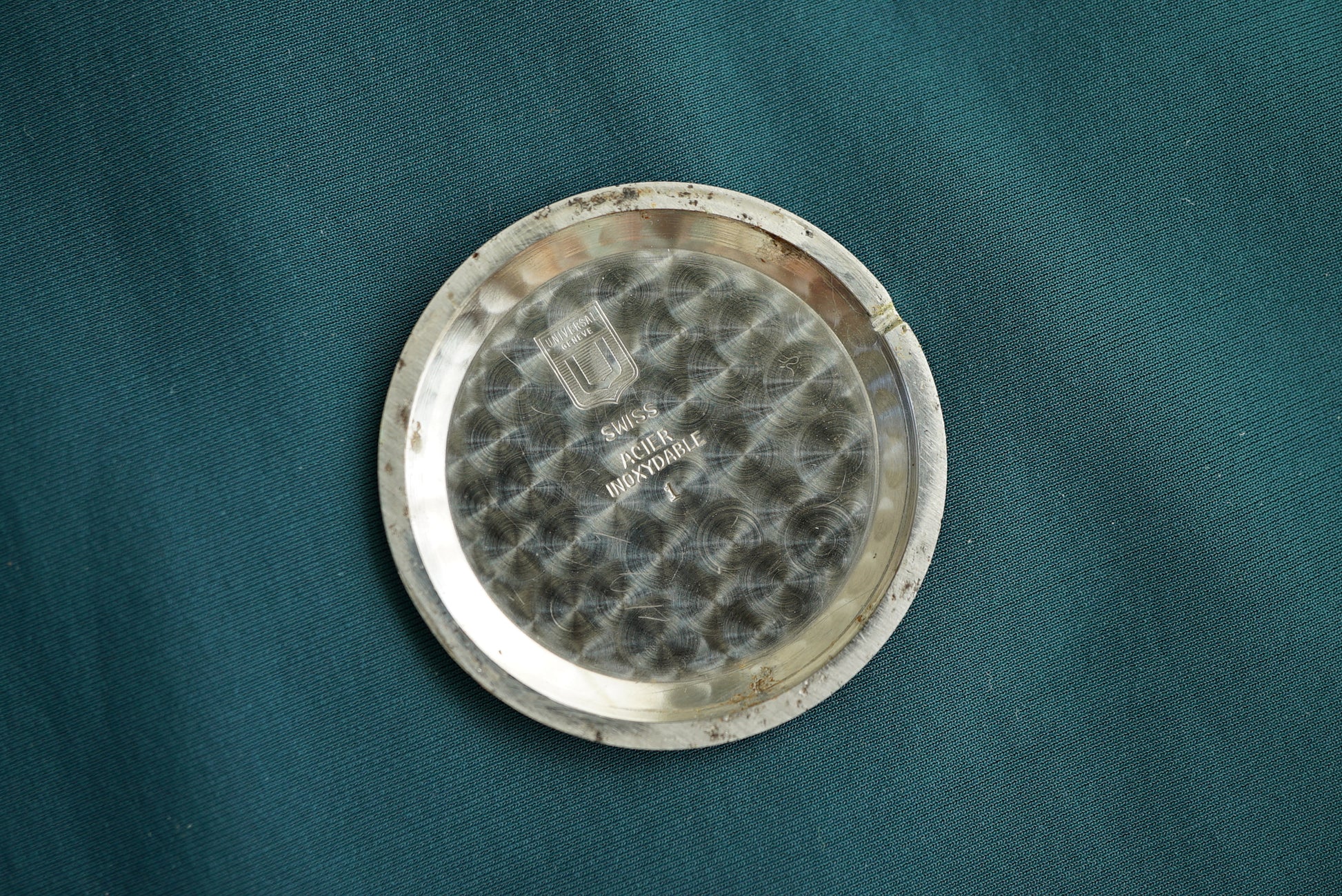 Universal Geneve White Shadow Microrotor automatic ref 866.127 - blue dial from 1970