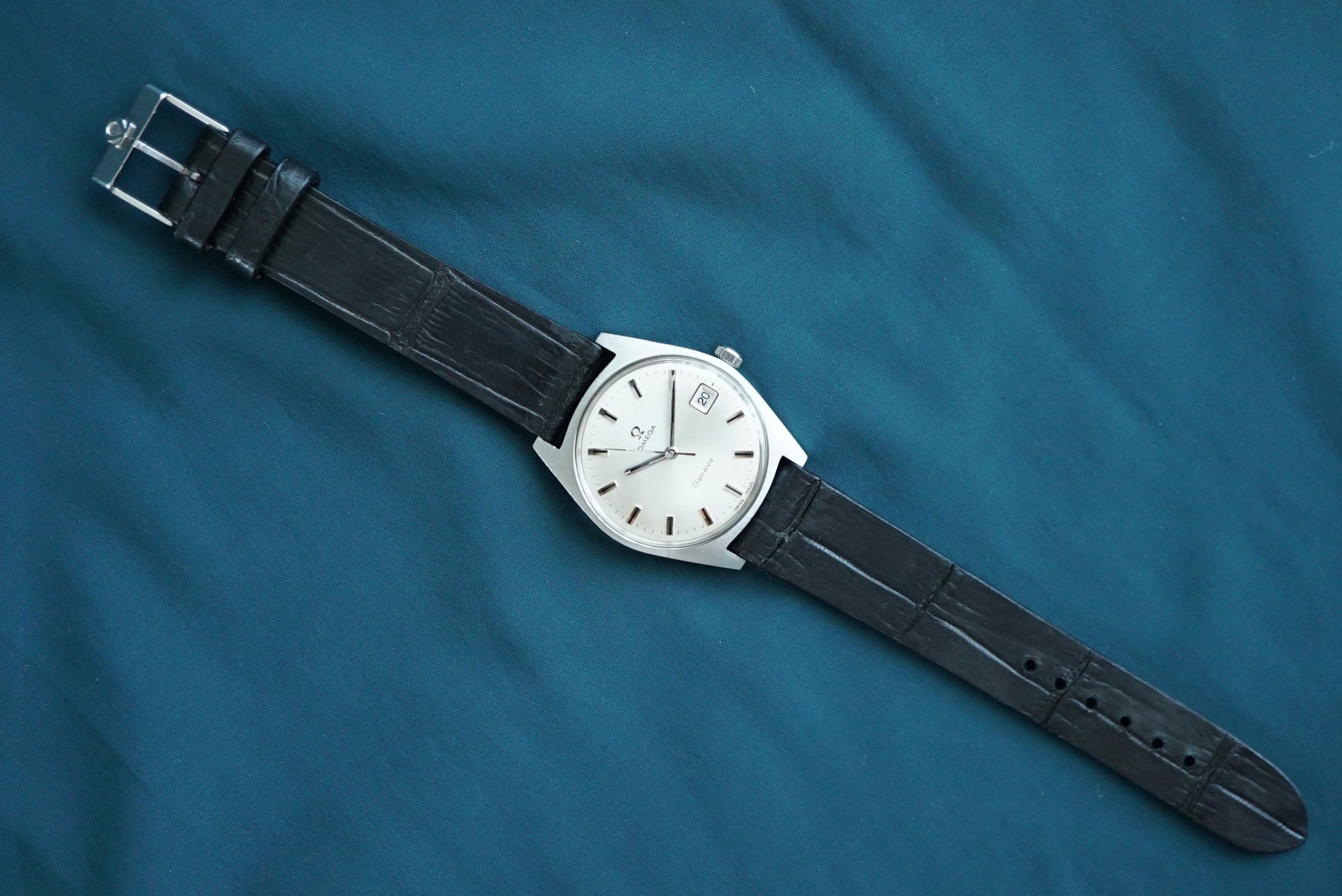 Omega Geneve Date ref 136.041 from 1969/1973 - FULL SET Box & Papers