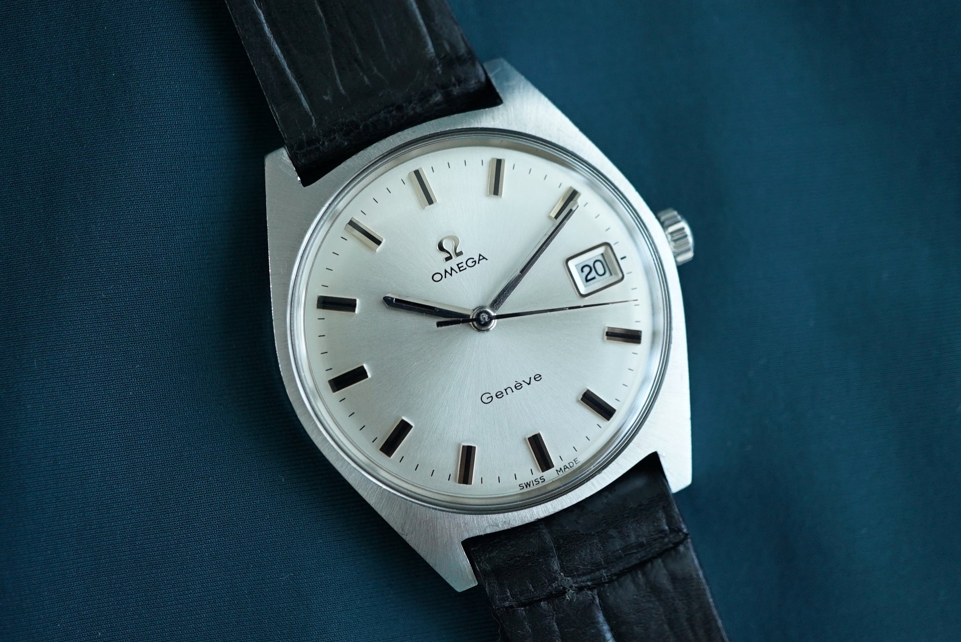 Omega Geneve Date ref 136.041 from 1969/1973 - FULL SET Box & Papers