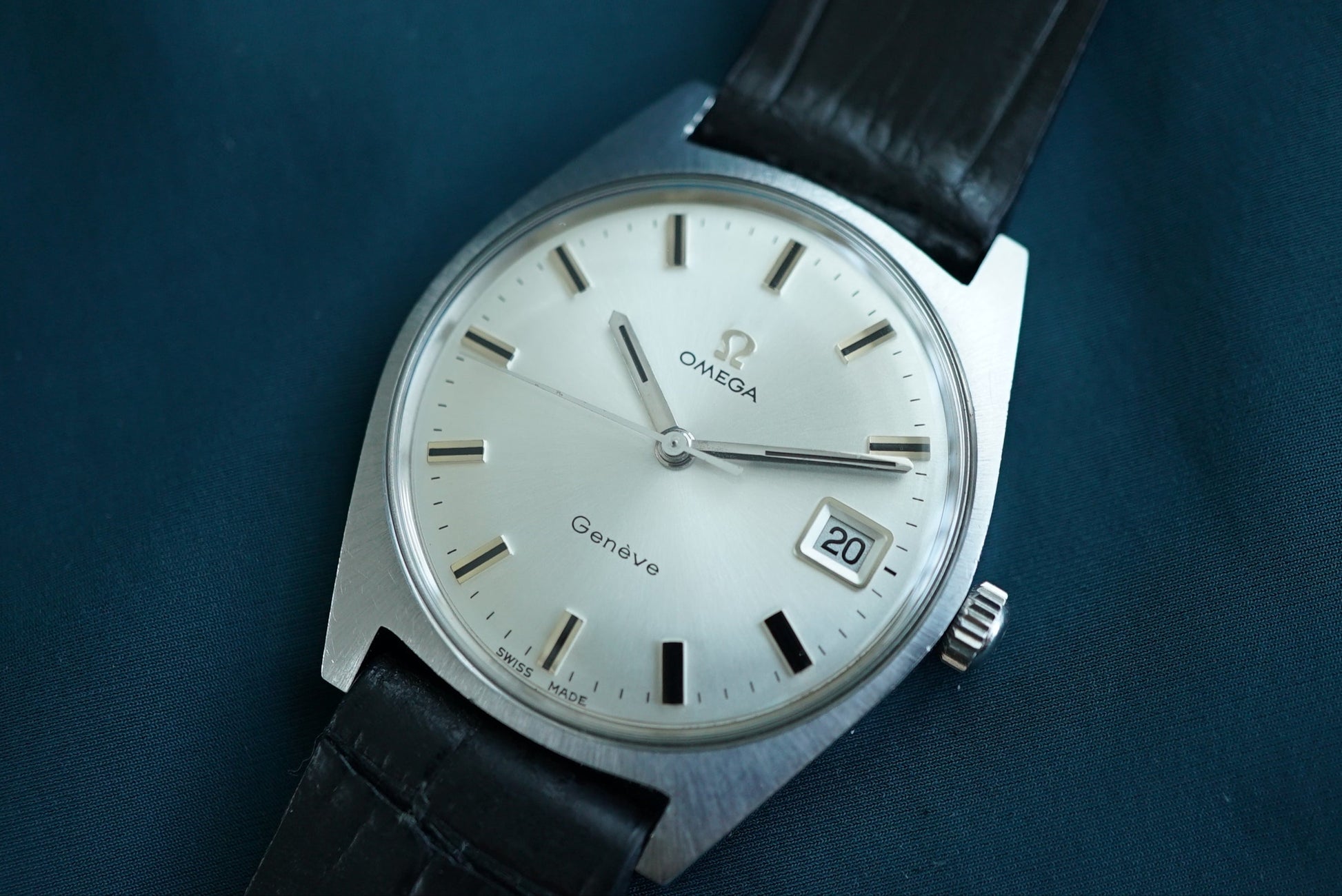 Omega Geneve Date ref 136.041 from 1969/1973 - FULL SET Box & Papers